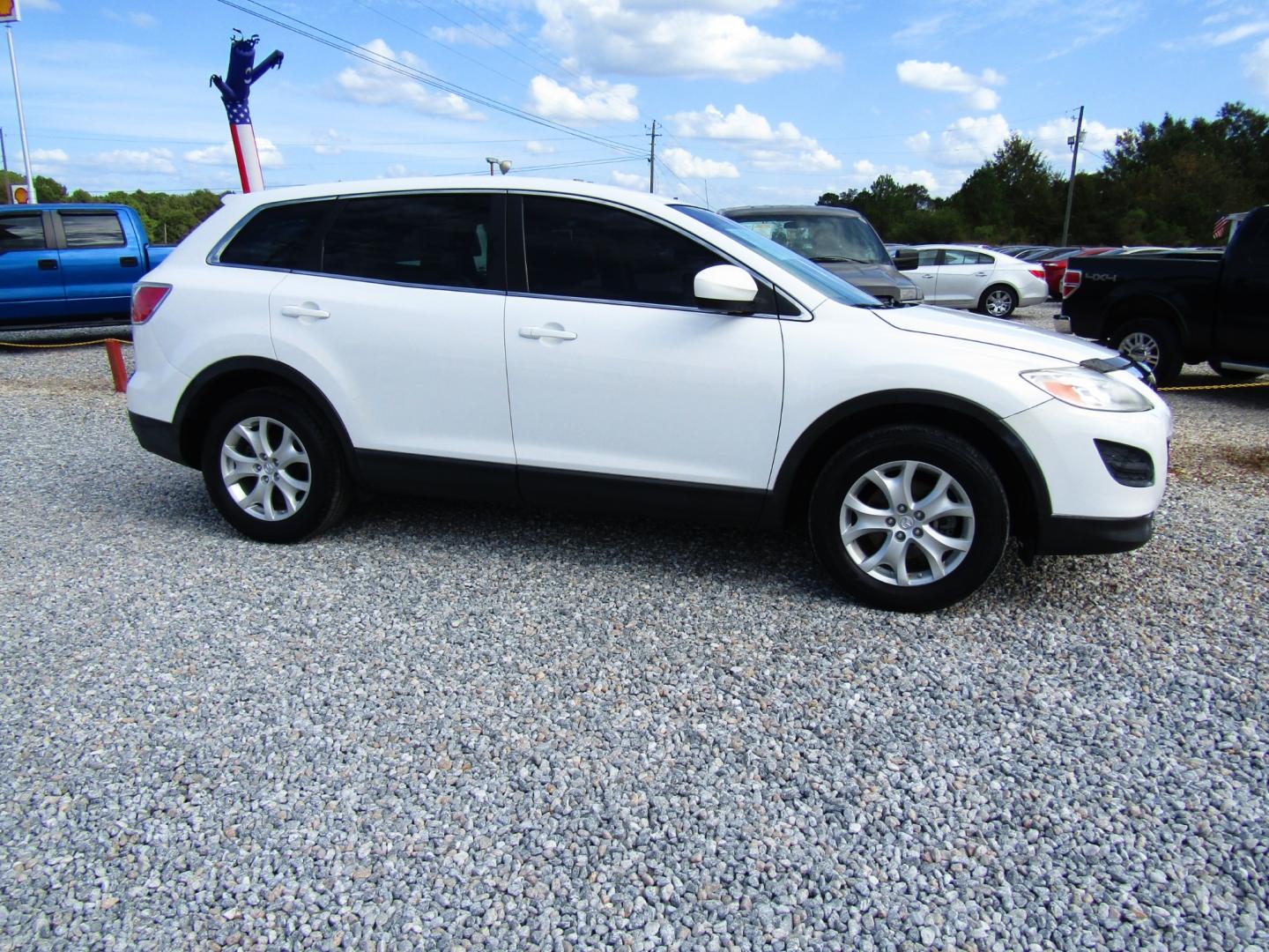 2011 WHITE /Gray Mazda CX-9 Touring (JM3TB2CA1B0) with an 3.7L V6 DOHC 24V engine, Automatic transmission, located at 15016 S Hwy 231, Midland City, AL, 36350, (334) 983-3001, 31.306210, -85.495277 - Photo#0