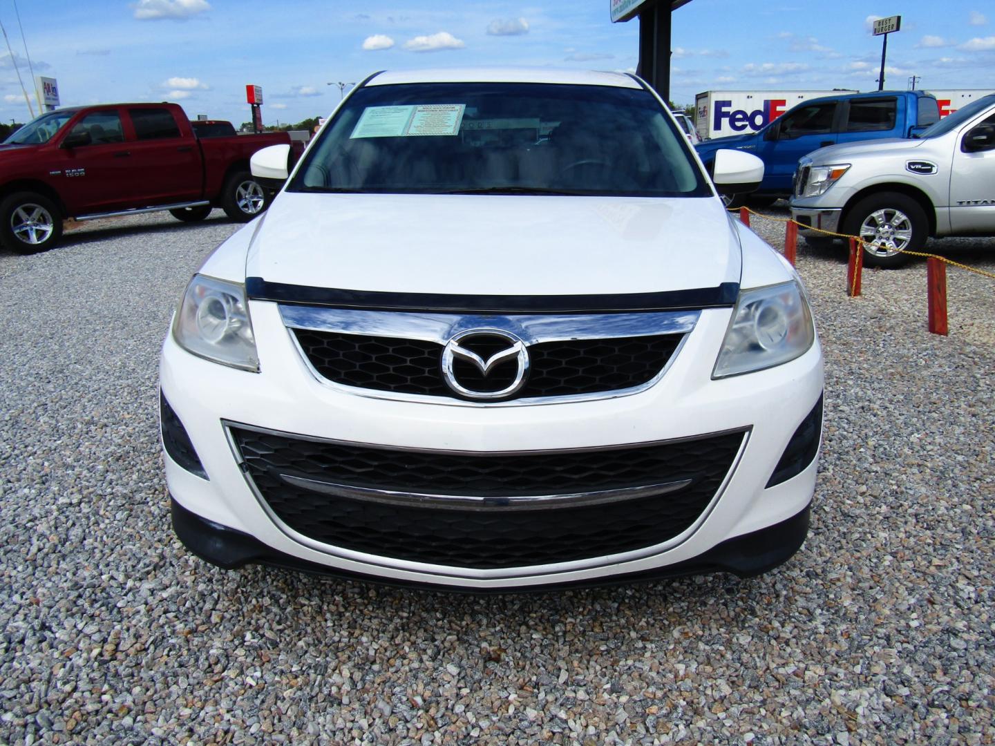 2011 WHITE /Gray Mazda CX-9 Touring (JM3TB2CA1B0) with an 3.7L V6 DOHC 24V engine, Automatic transmission, located at 15016 S Hwy 231, Midland City, AL, 36350, (334) 983-3001, 31.306210, -85.495277 - Photo#1