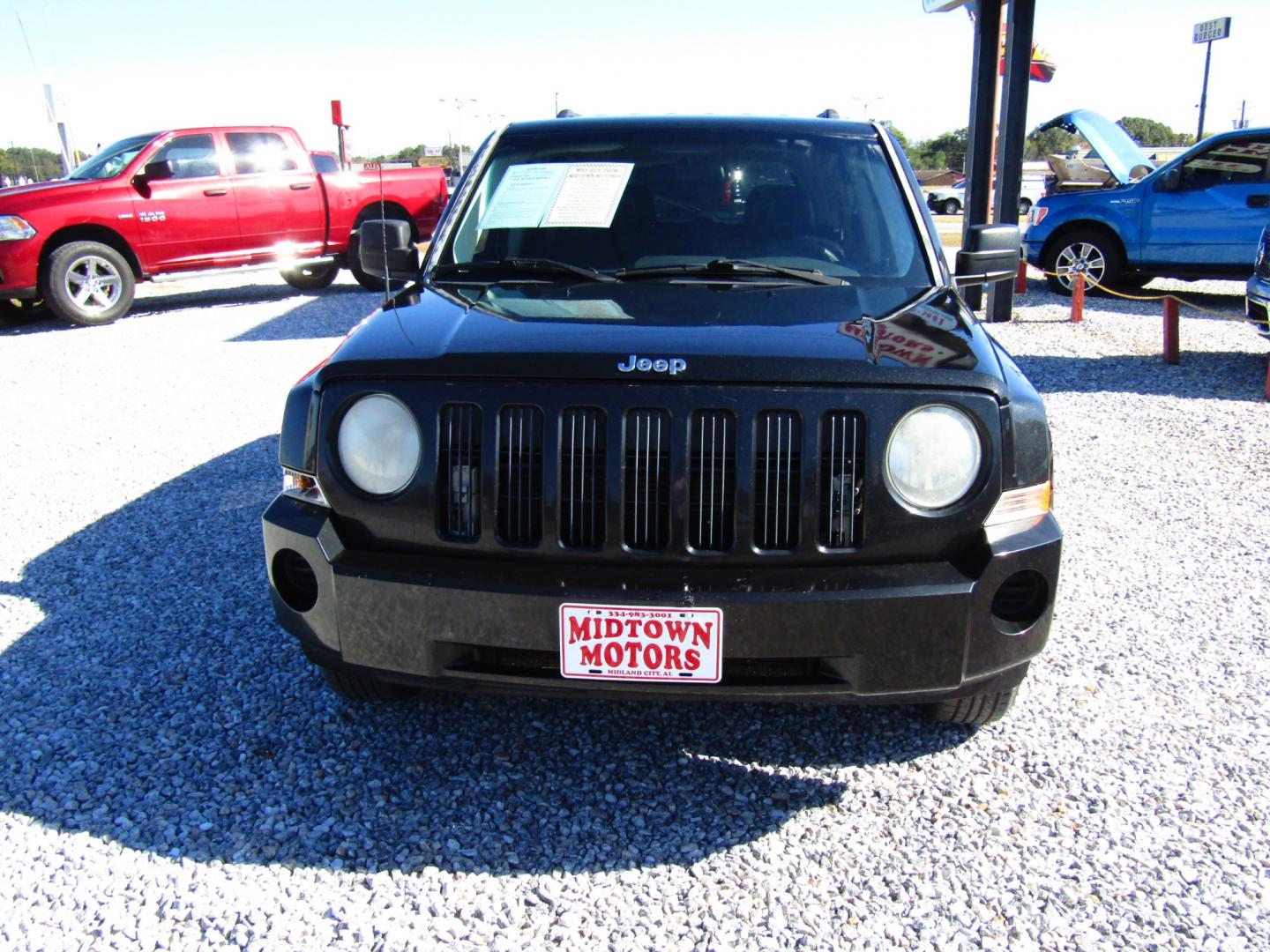 2008 Black /Black Jeep Patriot Sport 2WD (1J8FT28058D) with an 2.0L L4 DOHC 16V engine, Automatic transmission, located at 15016 S Hwy 231, Midland City, AL, 36350, (334) 983-3001, 31.306210, -85.495277 - Photo#1