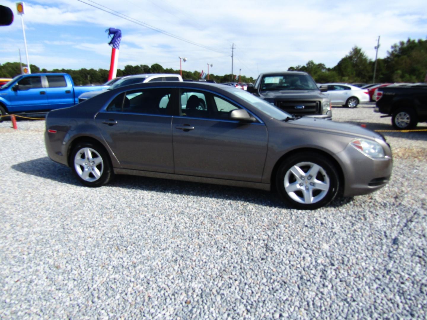 2012 Brown /Tan Chevrolet Malibu Fleet (1G1ZA5EUXCF) with an 2.4L L4 DOHC 16V FFV engine, Automatic transmission, located at 15016 S Hwy 231, Midland City, AL, 36350, (334) 983-3001, 31.306210, -85.495277 - Photo#0