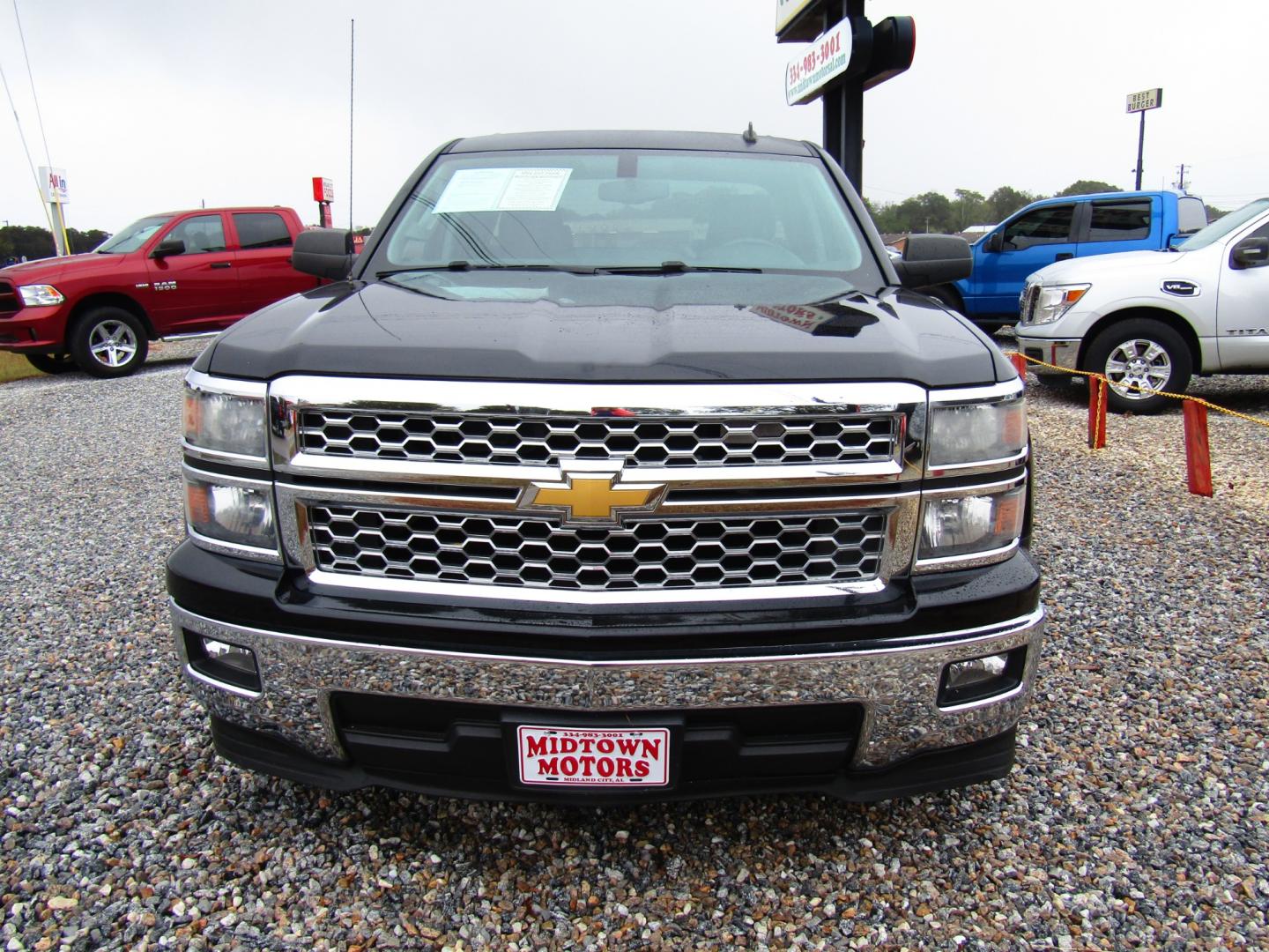 2014 Black /Gray Chevrolet Silverado 1500 1LT Double Cab 2WD (1GCRCREC2EZ) with an 5.3L V8 OHV 16V engine, Automatic transmission, located at 15016 S Hwy 231, Midland City, AL, 36350, (334) 983-3001, 31.306210, -85.495277 - Photo#1