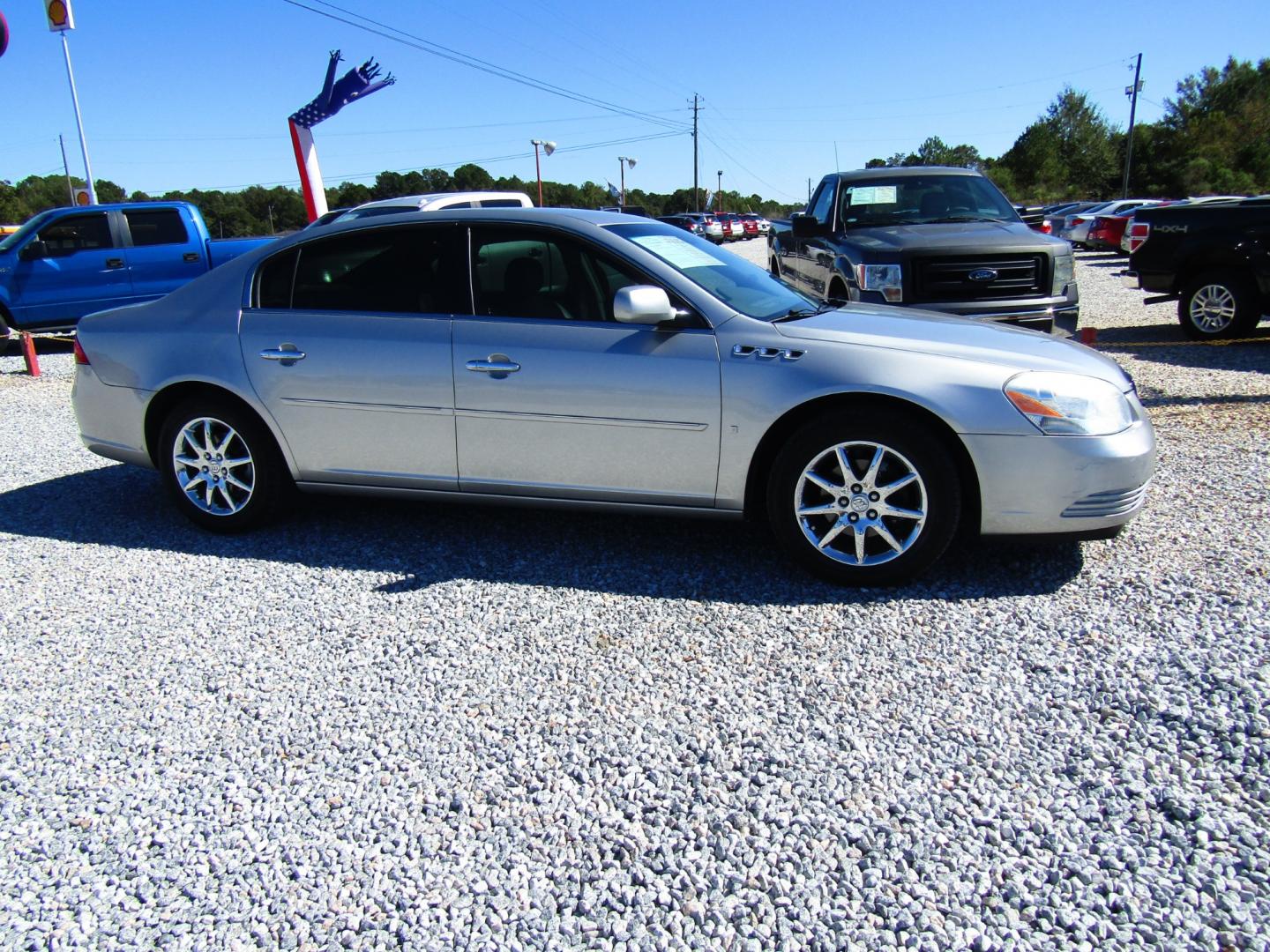 2008 Silver /Gray Buick Lucerne CXL (1G4HD57228U) with an 3.8L V6 OHV 12V engine, Automatic transmission, located at 15016 S Hwy 231, Midland City, AL, 36350, (334) 983-3001, 31.306210, -85.495277 - Photo#0