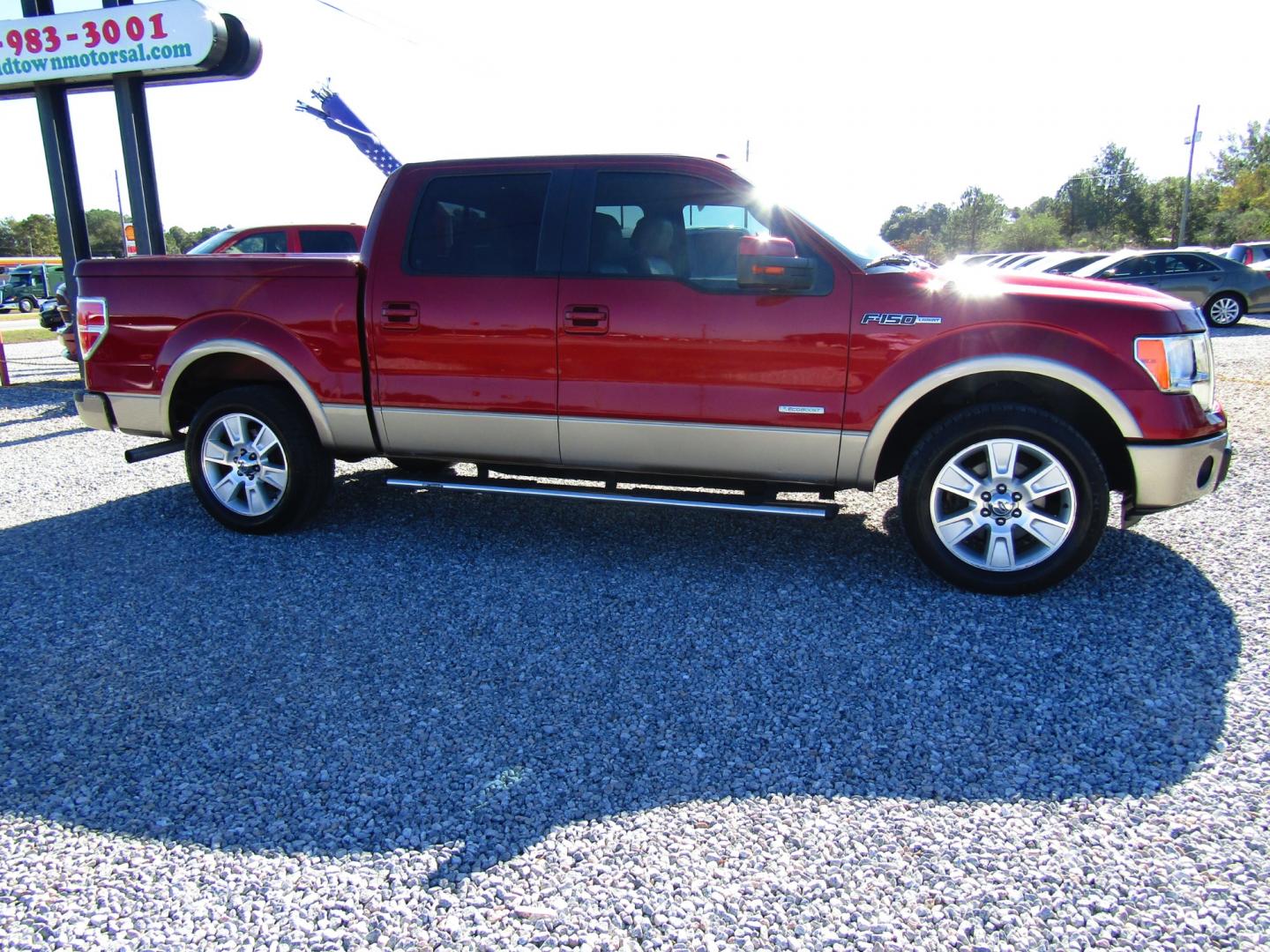 2013 Red /Tan Ford F-150 Platinum SuperCrew 6.5-ft. Bed 2WD (1FTFW1CT6DK) with an 3.5L V6 TURBO engine, Automatic transmission, located at 15016 S Hwy 231, Midland City, AL, 36350, (334) 983-3001, 31.306210, -85.495277 - Photo#0