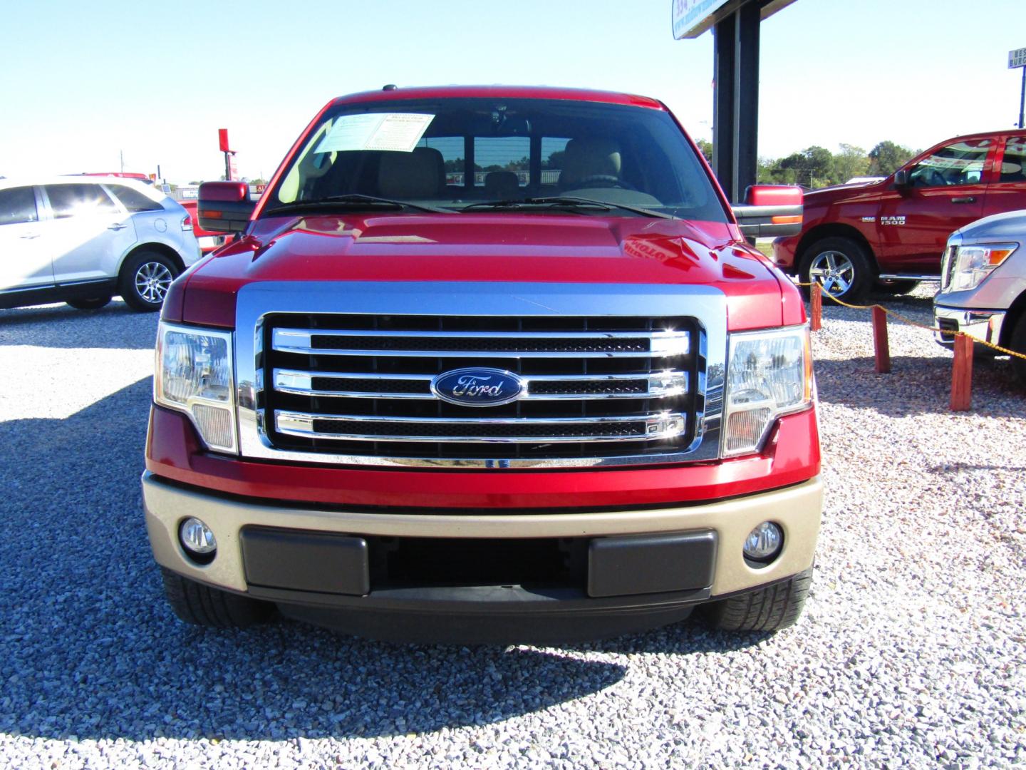 2013 Red /Tan Ford F-150 Platinum SuperCrew 6.5-ft. Bed 2WD (1FTFW1CT6DK) with an 3.5L V6 TURBO engine, Automatic transmission, located at 15016 S Hwy 231, Midland City, AL, 36350, (334) 983-3001, 31.306210, -85.495277 - Photo#1