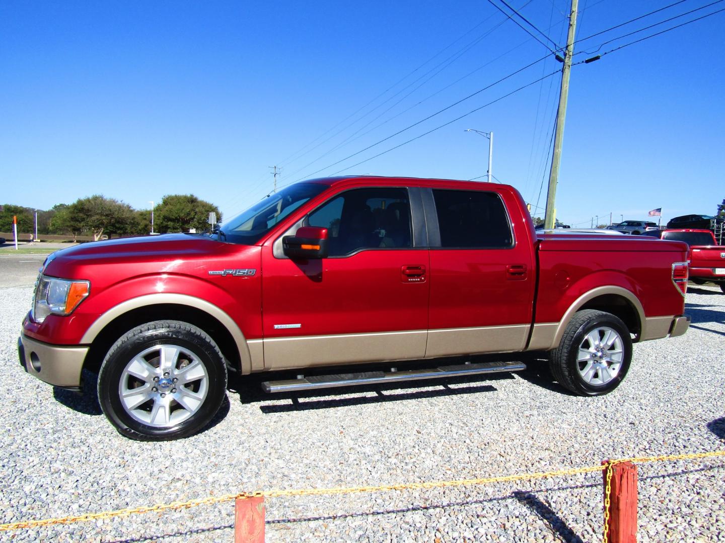 2013 Red /Tan Ford F-150 Platinum SuperCrew 6.5-ft. Bed 2WD (1FTFW1CT6DK) with an 3.5L V6 TURBO engine, Automatic transmission, located at 15016 S Hwy 231, Midland City, AL, 36350, (334) 983-3001, 31.306210, -85.495277 - Photo#2