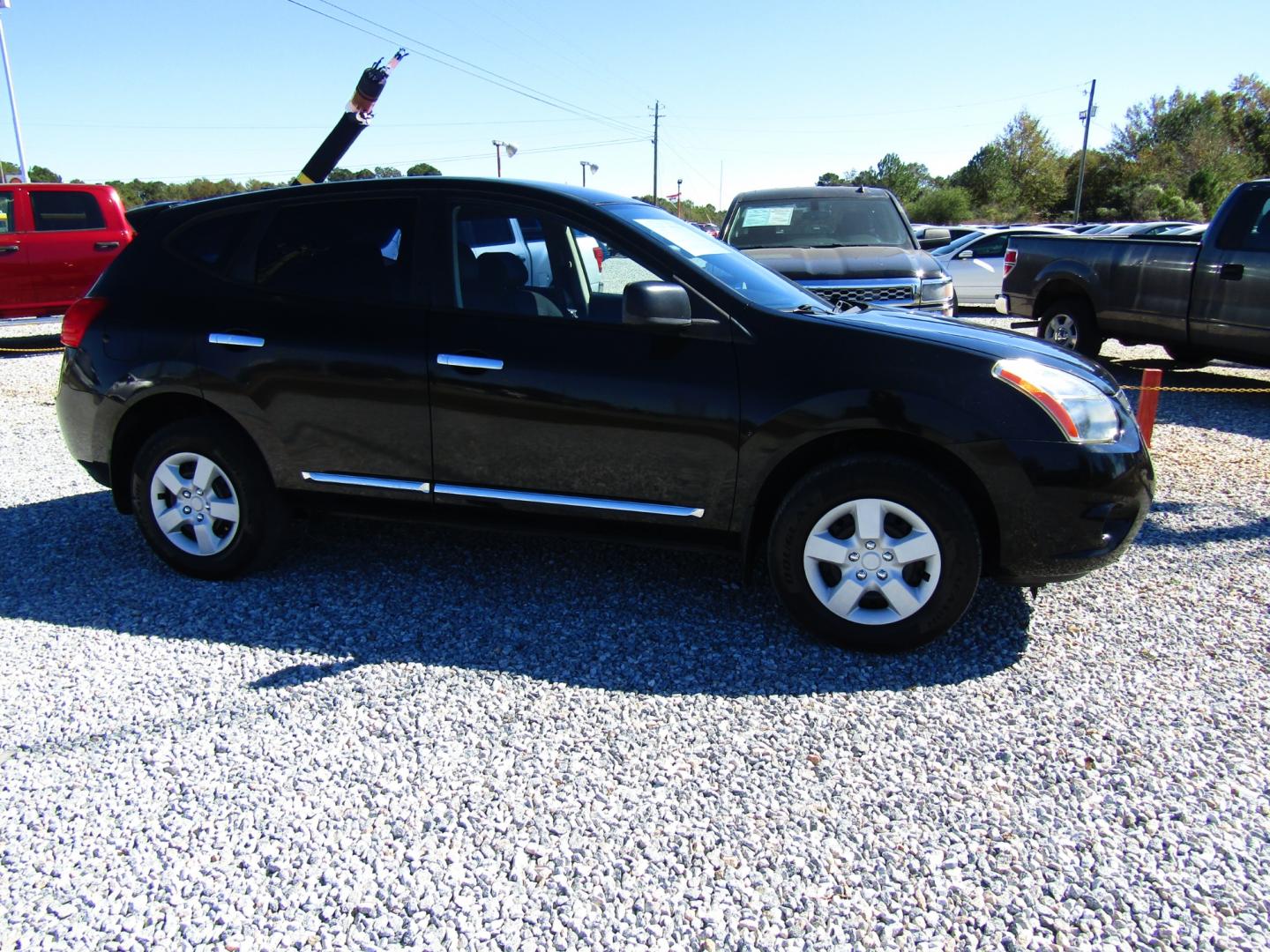 2013 Black /Black Nissan Rogue S 2WD (JN8AS5MT1DW) with an 2.5L L4 DOHC 16V engine, Automatic transmission, located at 15016 S Hwy 231, Midland City, AL, 36350, (334) 983-3001, 31.306210, -85.495277 - Photo#0