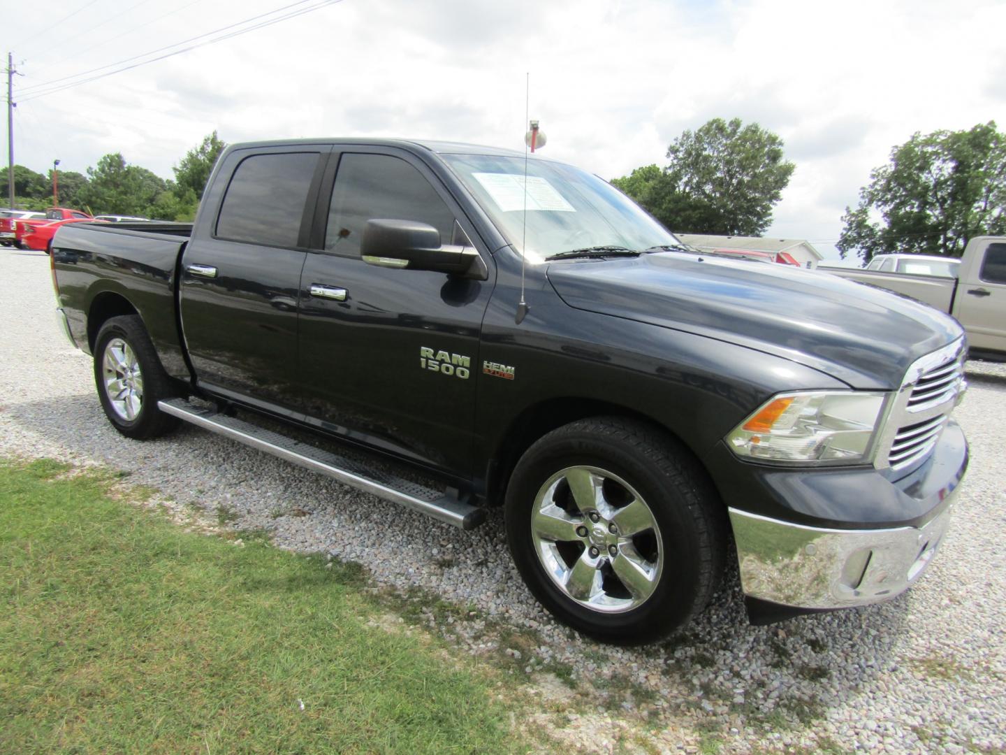 2015 Blue /Gray RAM 1500 SLT Crew Cab SWB 2WD (1C6RR6LT1FS) with an 5.7L V8 OHV 16V engine, 6-Speed Automatic transmission, located at 15016 S Hwy 231, Midland City, AL, 36350, (334) 983-3001, 31.306210, -85.495277 - Photo#0