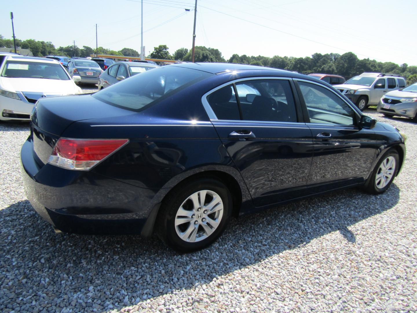 2010 Blue /Tan Honda Accord LX-P Sedan AT (1HGCP2F41AA) with an 2.4L L4 DOHC 16V engine, Automatic transmission, located at 15016 S Hwy 231, Midland City, AL, 36350, (334) 983-3001, 31.306210, -85.495277 - Photo#7