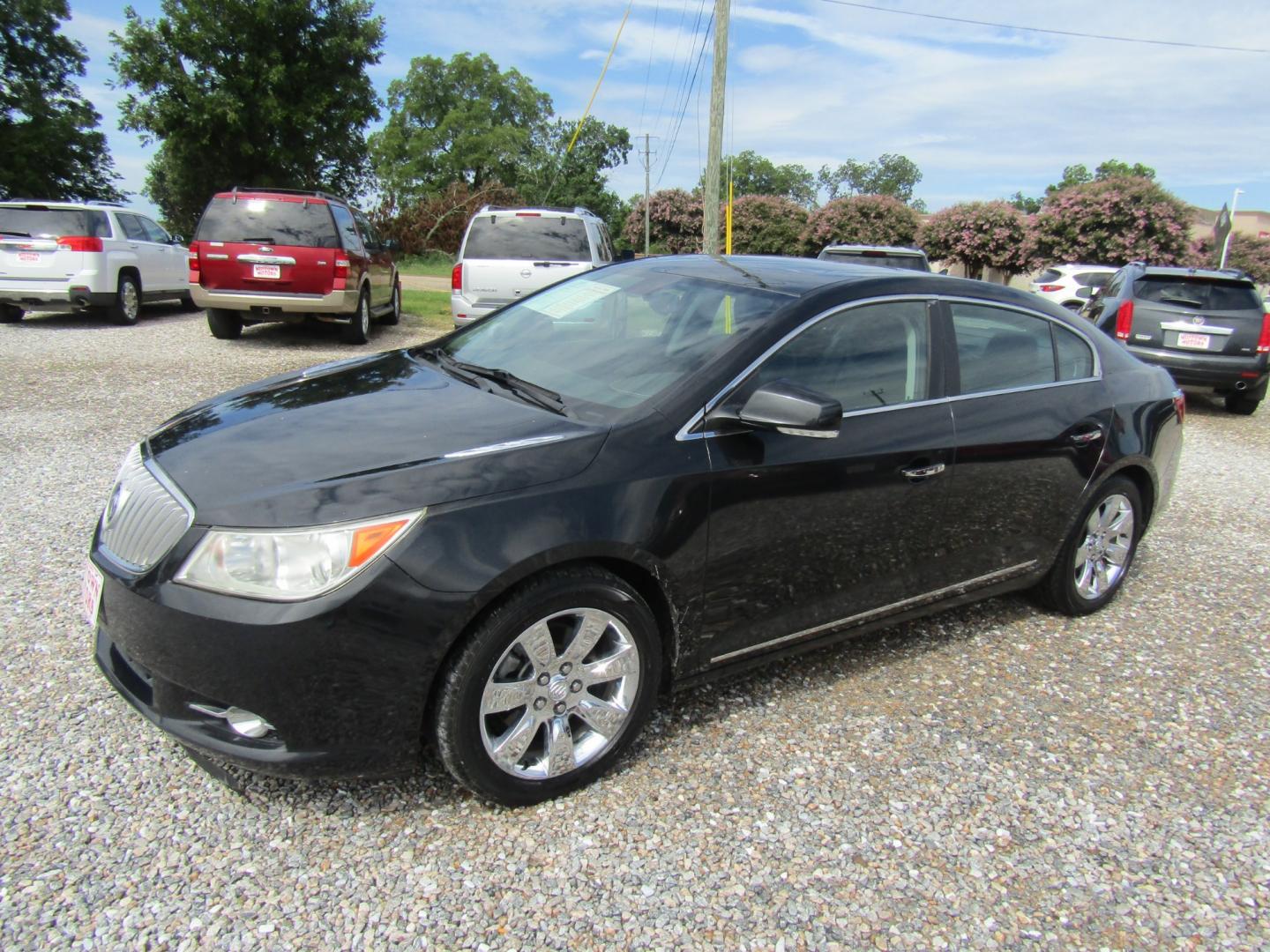 2012 Black Buick LaCrosse Premium Package 3, w/Leather (1G4GH5G37CF) with an 3.6L V6 DOHC 24V FFV engine, Automatic transmission, located at 15016 S Hwy 231, Midland City, AL, 36350, (334) 983-3001, 31.306210, -85.495277 - Photo#2