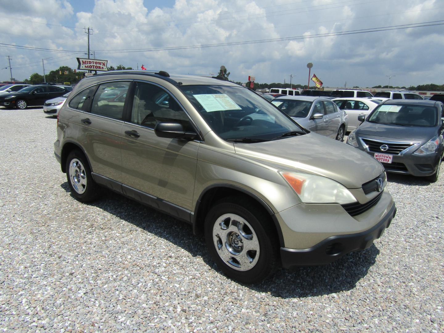 2008 Gold /Tan Honda CR-V LX 2WD AT (3CZRE38328G) with an 2.4L L4 DOHC 16V engine, Automatic transmission, located at 15016 S Hwy 231, Midland City, AL, 36350, (334) 983-3001, 31.306210, -85.495277 - Photo#0