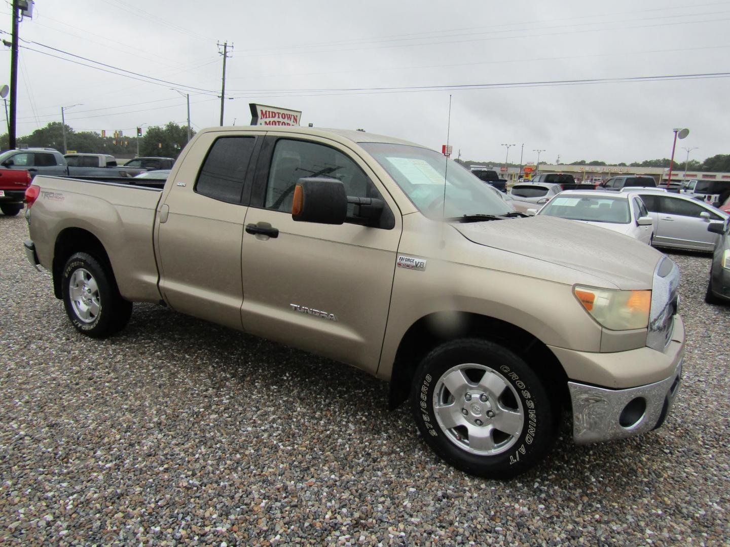 2007 Tan Toyota Tundra SR5 Double Cab 6AT 2WD (5TBRV54157S) with an 5.7L V8 DOHC 32V engine, Automatic transmission, located at 15016 S Hwy 231, Midland City, AL, 36350, (334) 983-3001, 31.306210, -85.495277 - Photo#0