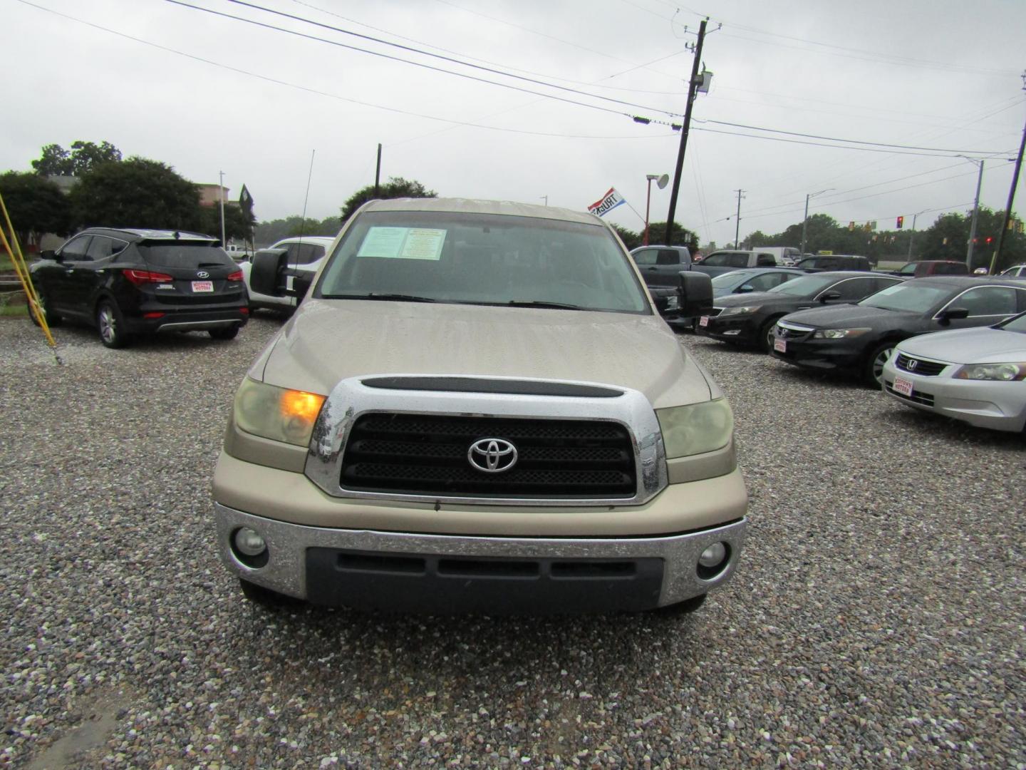 2007 Tan Toyota Tundra SR5 Double Cab 6AT 2WD (5TBRV54157S) with an 5.7L V8 DOHC 32V engine, Automatic transmission, located at 15016 S Hwy 231, Midland City, AL, 36350, (334) 983-3001, 31.306210, -85.495277 - Photo#1