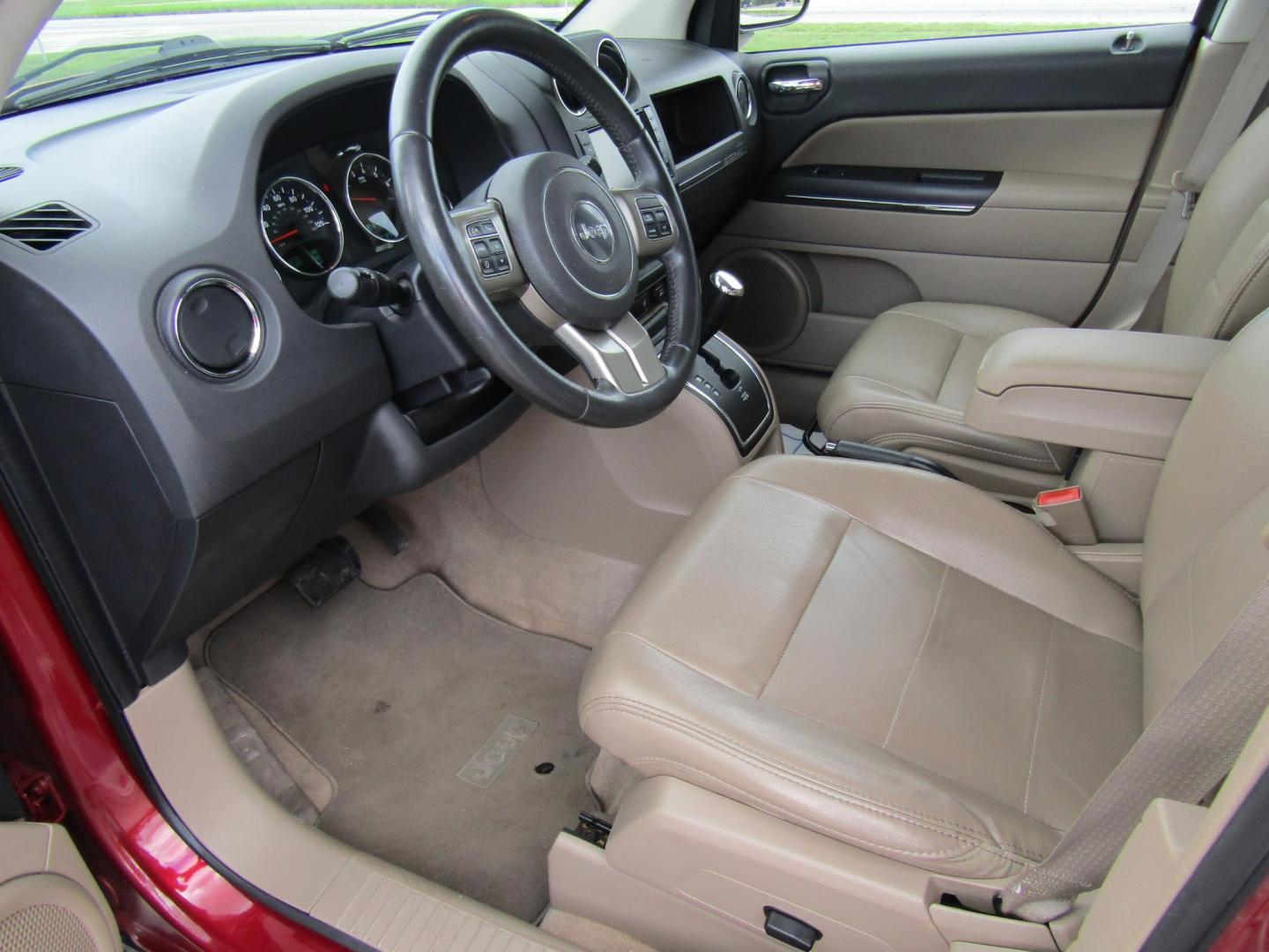 2013 Red Jeep Compass Limited FWD (1C4NJCCBXDD) with an 2.4L L4 DOHC 16V engine, Automatic transmission, located at 15016 S Hwy 231, Midland City, AL, 36350, (334) 983-3001, 31.306210, -85.495277 - Photo#3