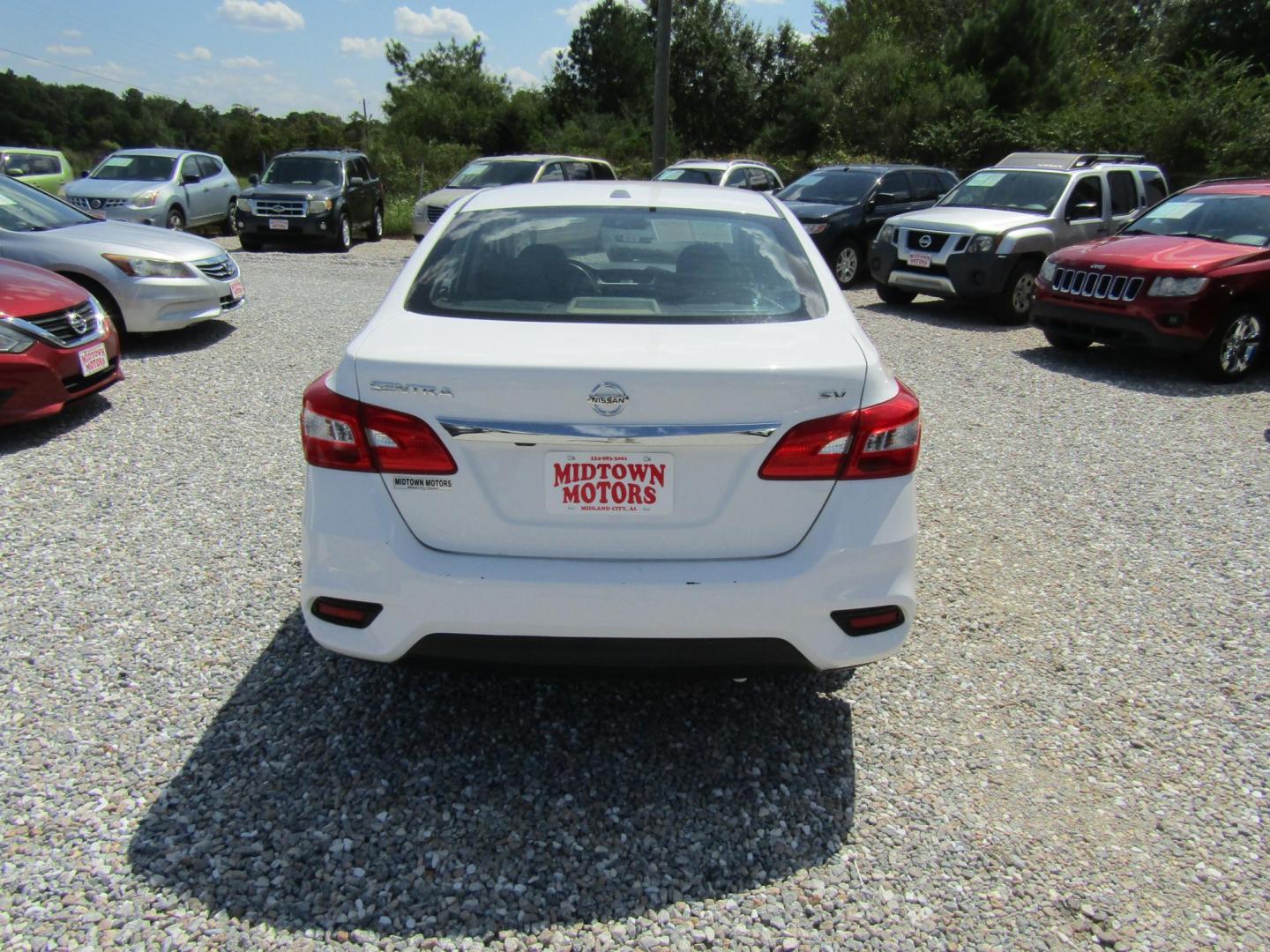 2019 White Nissan Sentra S CVT (3N1AB7AP5KY) with an 1.8L L4 SFI DOHC 16V engine, Automatic transmission, located at 15016 S Hwy 231, Midland City, AL, 36350, (334) 983-3001, 31.306210, -85.495277 - Photo#6