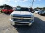 2015 White /Gray Chevrolet Silverado 2500HD LT Crew Cab Long Box 2WD (1GC1CVEG7FF) with an 6.0L V8 OHV 16V FFV engine, 6-Speed Automatic transmission, located at 15016 S Hwy 231, Midland City, AL, 36350, (334) 983-3001, 31.306210, -85.495277 - Photo#1