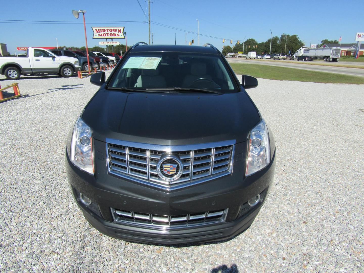 2014 Gray Cadillac SRX Performance Collection FWD (3GYFNCE30ES) with an 3.6L V6 DOHC 24V FFV engine, Automatic transmission, located at 15016 S Hwy 231, Midland City, AL, 36350, (334) 983-3001, 31.306210, -85.495277 - Photo#2