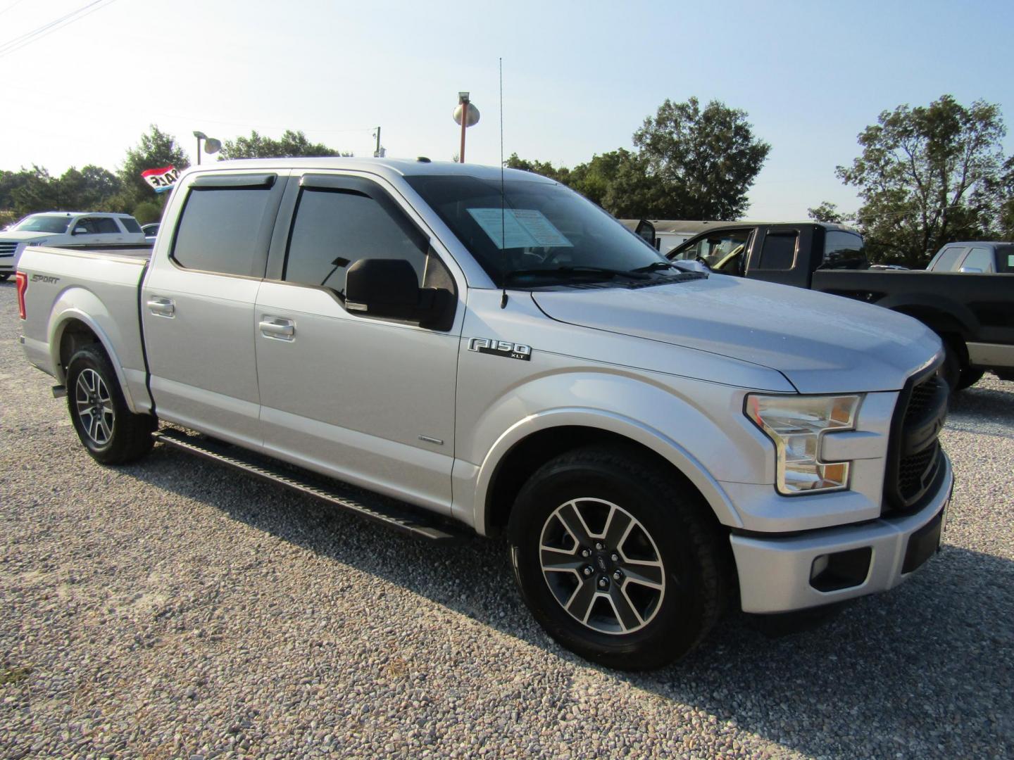 2015 Silver Ford F-150 King-Ranch SuperCrew 5.5-ft. Bed 2WD (1FTEW1CP9FF) with an 2.7L V6 DOHC 24V engine, 6-Speed Automatic transmission, located at 15016 S Hwy 231, Midland City, AL, 36350, (334) 983-3001, 31.306210, -85.495277 - Photo#0