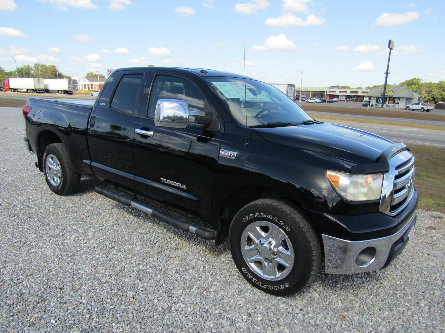 2012 Black Toyota Tundra Tundra-Grade 5.7L Double Cab 2WD (5TFRY5F16CX) with an 5.7L V8 DOHC 32V engine, Automatic transmission, located at 15016 S Hwy 231, Midland City, AL, 36350, (334) 983-3001, 31.306210, -85.495277 - Photo#0