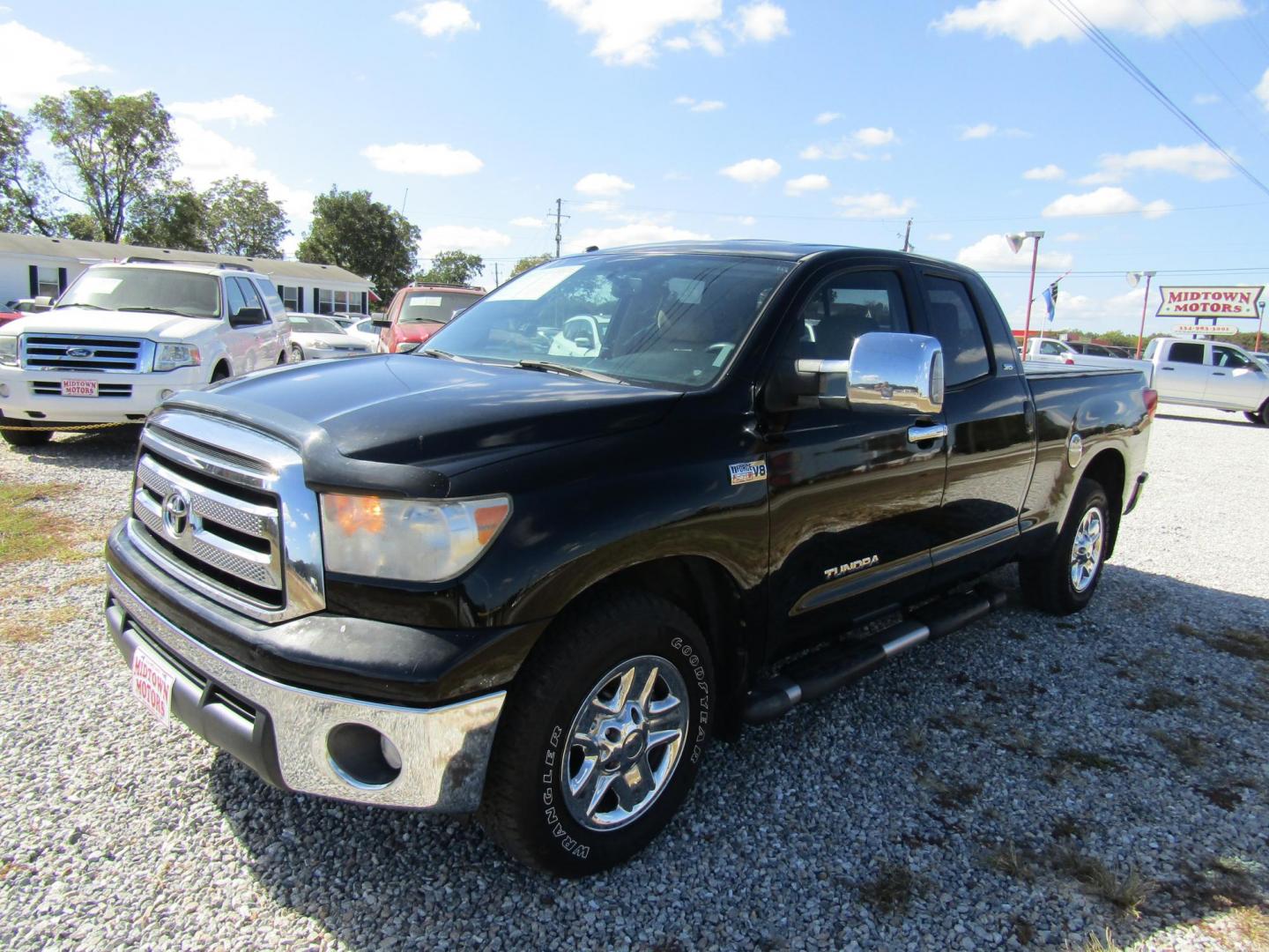 2012 Black Toyota Tundra Tundra-Grade 5.7L Double Cab 2WD (5TFRY5F16CX) with an 5.7L V8 DOHC 32V engine, Automatic transmission, located at 15016 S Hwy 231, Midland City, AL, 36350, (334) 983-3001, 31.306210, -85.495277 - Photo#2