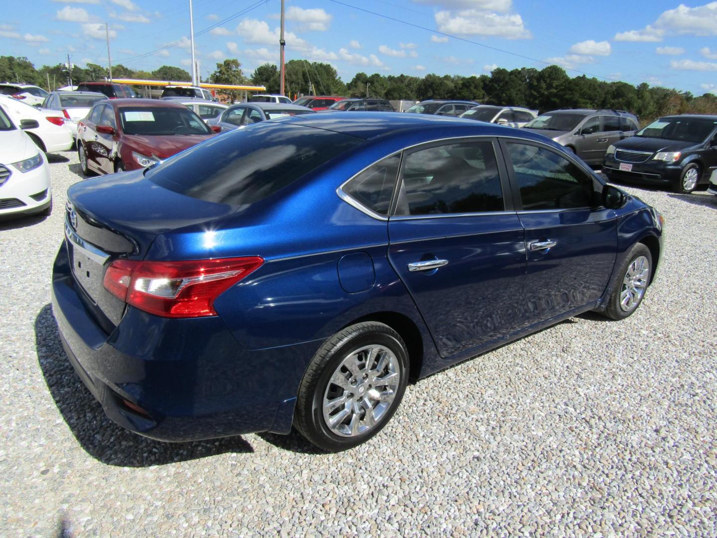 2018 Blue Nissan Sentra S CVT (3N1AB7AP1JY) with an 1.8L L4 SFI DOHC 16V engine, Automatic transmission, located at 15016 S Hwy 231, Midland City, AL, 36350, (334) 983-3001, 31.306210, -85.495277 - Photo#7