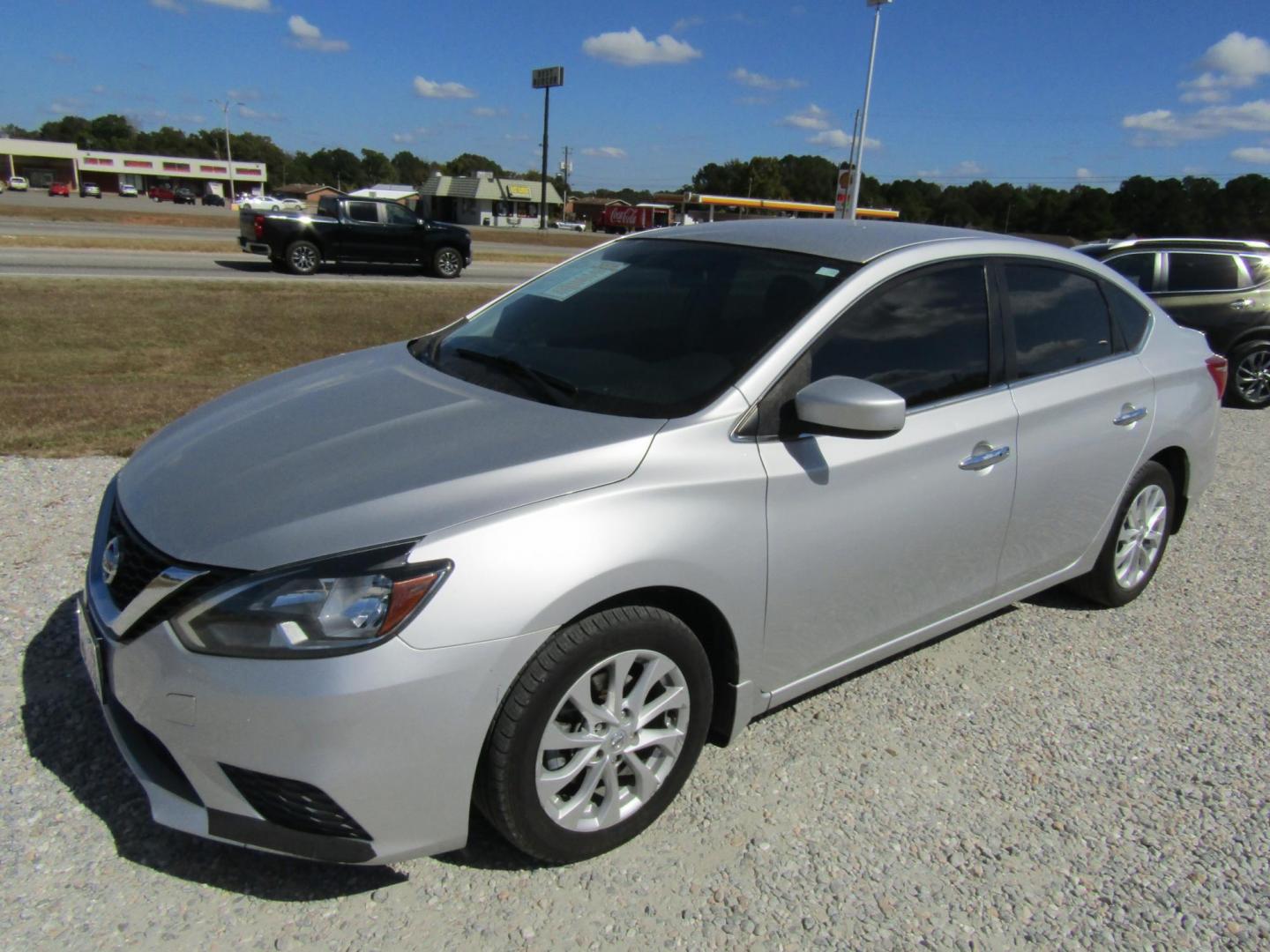 2019 Silver Nissan Sentra S CVT (3N1AB7AP9KY) with an 1.8L L4 SFI DOHC 16V engine, Automatic transmission, located at 15016 S Hwy 231, Midland City, AL, 36350, (334) 983-3001, 31.306210, -85.495277 - Photo#1