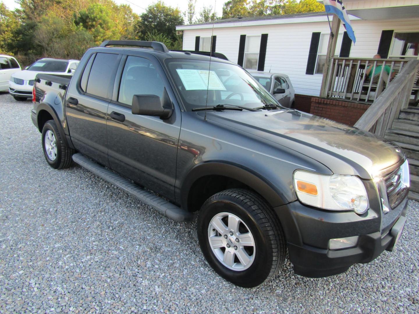 2010 Gray Ford Explorer Sport Trac XLT 4.0L 2WD (1FMEU3BE5AU) with an 4.0L V6 SOHC 12V engine, Automatic transmission, located at 15016 S Hwy 231, Midland City, AL, 36350, (334) 983-3001, 31.306210, -85.495277 - Photo#0