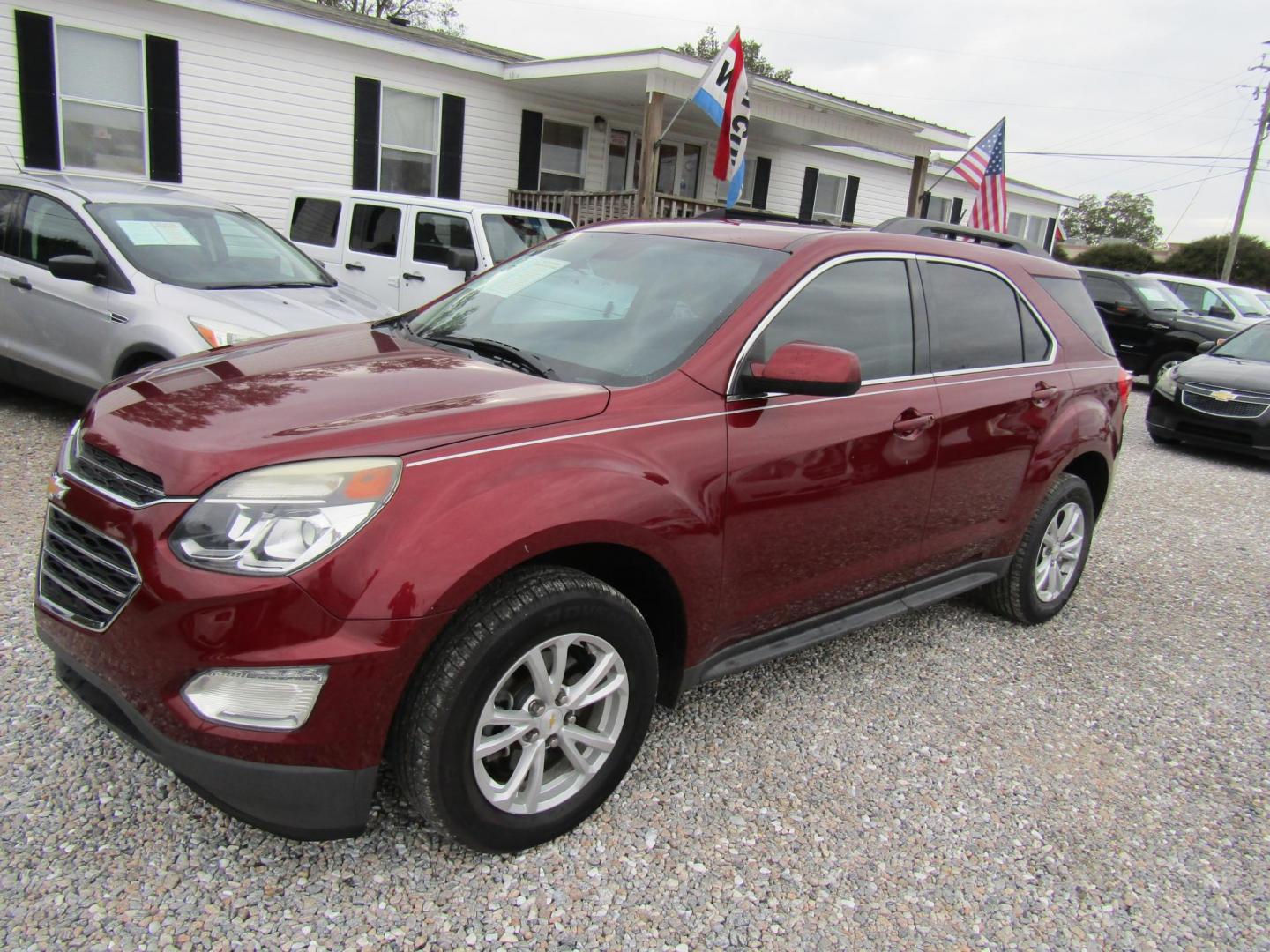 2017 Burgandy Chevrolet Equinox LT 2WD (2GNALCEK8H6) with an 2.4L L4 DOHC 16V FFV engine, Automatic transmission, located at 15016 S Hwy 231, Midland City, AL, 36350, (334) 983-3001, 31.306210, -85.495277 - Photo#1