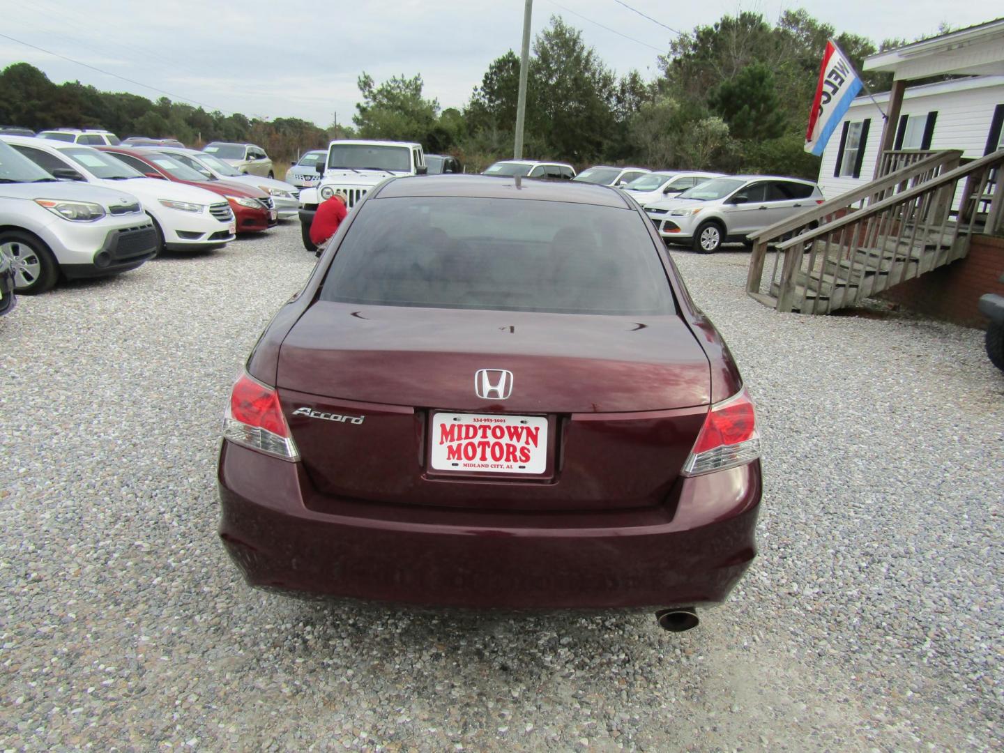 2009 Red Honda Accord LX-P Sedan AT (1HGCP26449A) with an 2.4L L4 DOHC 16V engine, Automatic transmission, located at 15016 S Hwy 231, Midland City, AL, 36350, (334) 983-3001, 31.306210, -85.495277 - Photo#5