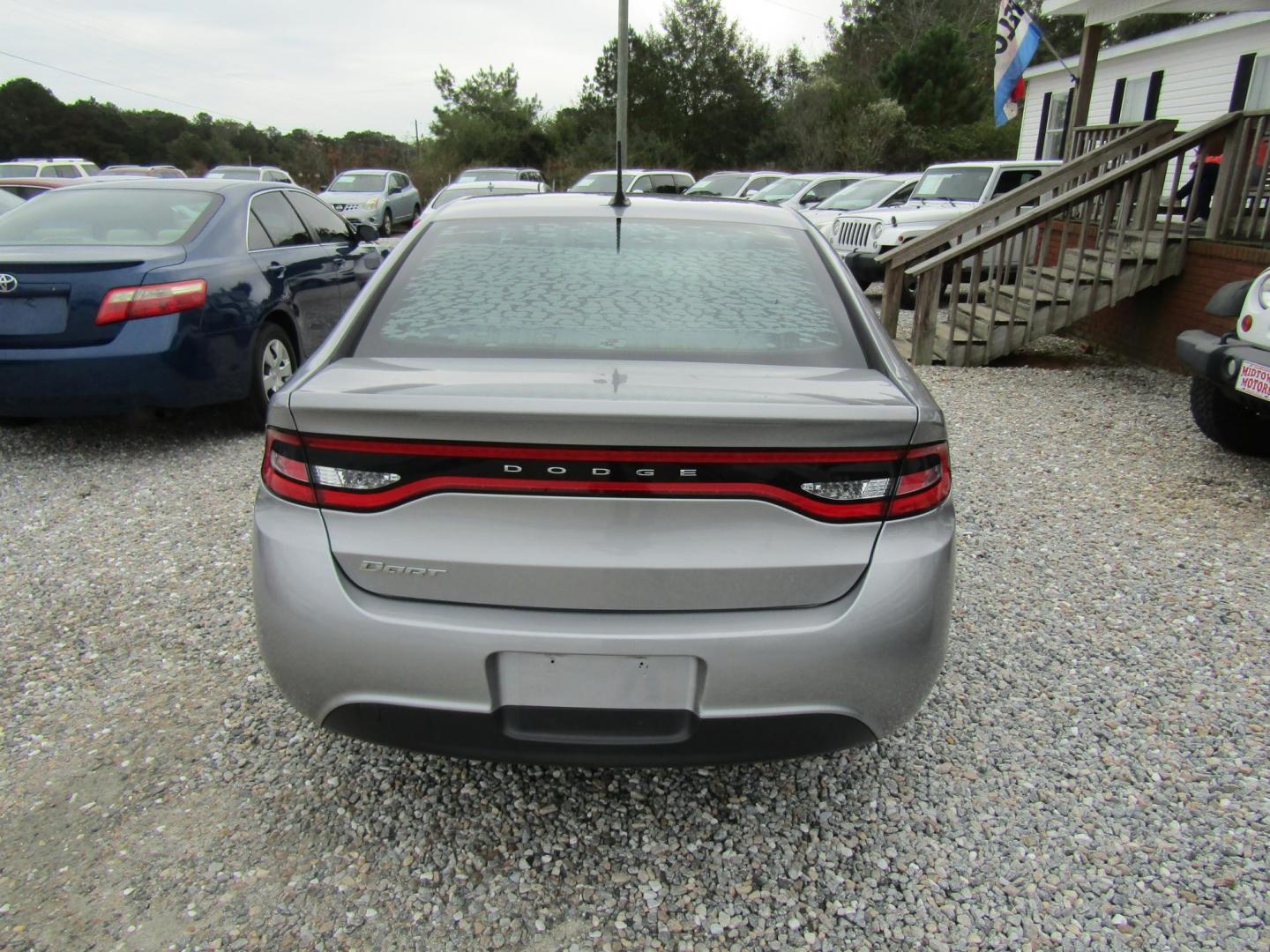 2015 Silver Dodge Dart SE (1C3CDFAA6FD) with an 2.0L L4 DOHC 16V TURBO engine, Automatic transmission, located at 15016 S Hwy 231, Midland City, AL, 36350, (334) 983-3001, 31.306210, -85.495277 - Photo#6