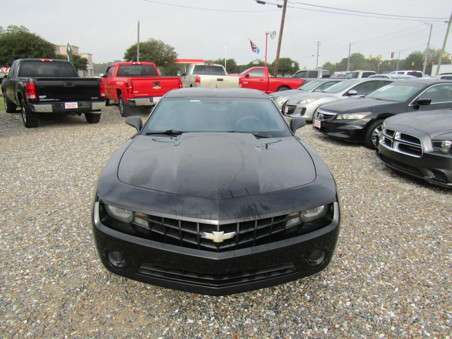 2012 Black Chevrolet Camaro LS Coupe (2G1FA1E33C9) with an 3.6L V6 DOHC 24V FFV engine, Automatic transmission, located at 15016 S Hwy 231, Midland City, AL, 36350, (334) 983-3001, 31.306210, -85.495277 - Photo#1