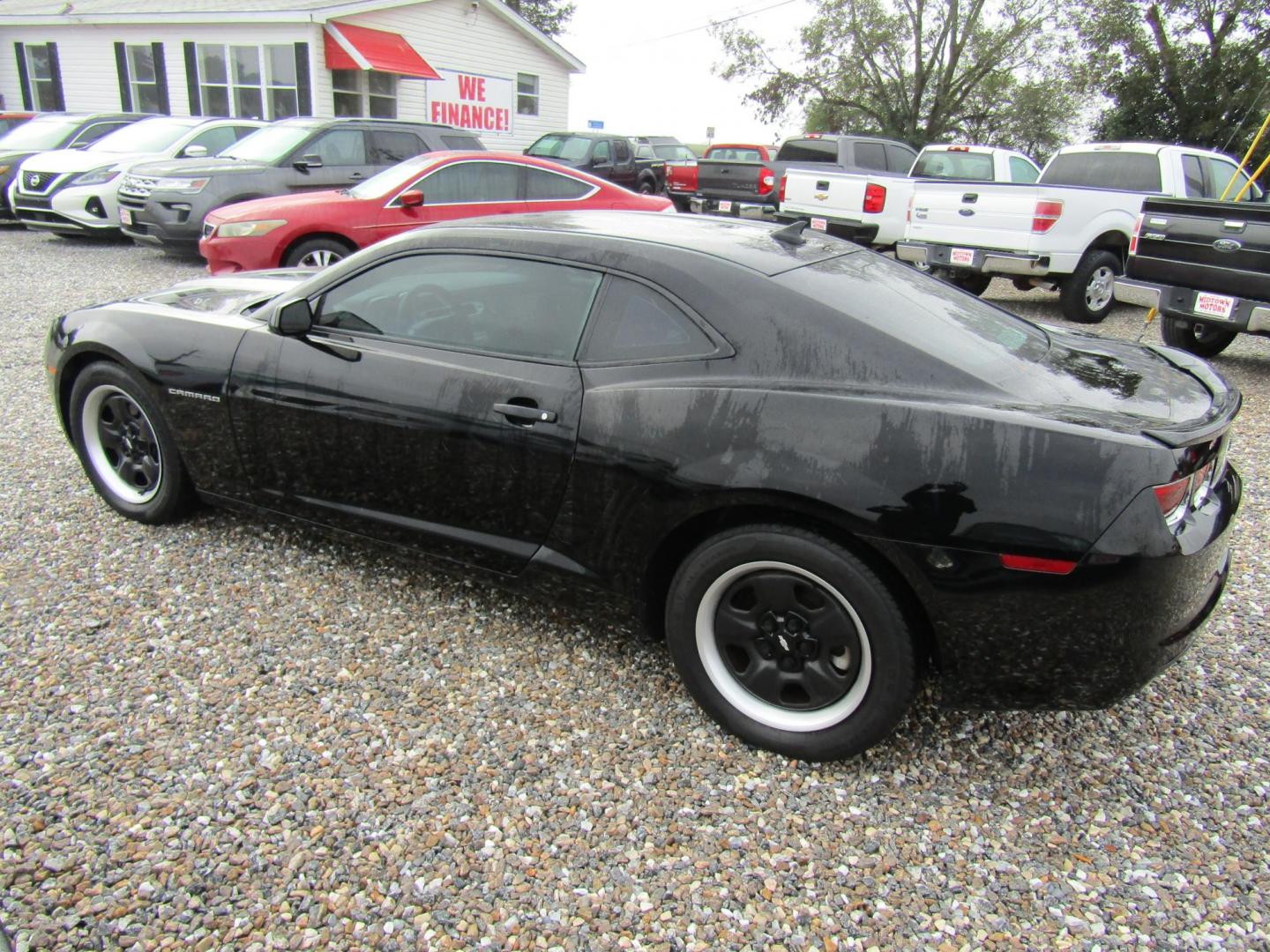 2012 Black Chevrolet Camaro LS Coupe (2G1FA1E33C9) with an 3.6L V6 DOHC 24V FFV engine, Automatic transmission, located at 15016 S Hwy 231, Midland City, AL, 36350, (334) 983-3001, 31.306210, -85.495277 - Photo#4