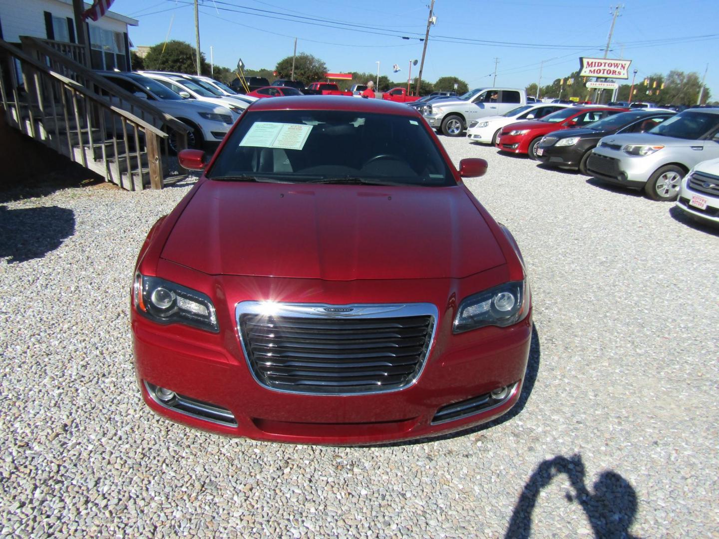 2012 Red Chrysler 300 S V6 RWD (2C3CCABG2CH) with an 3.6L V6 DOHC 24V engine, Automatic transmission, located at 15016 S Hwy 231, Midland City, AL, 36350, (334) 983-3001, 31.306210, -85.495277 - Photo#1