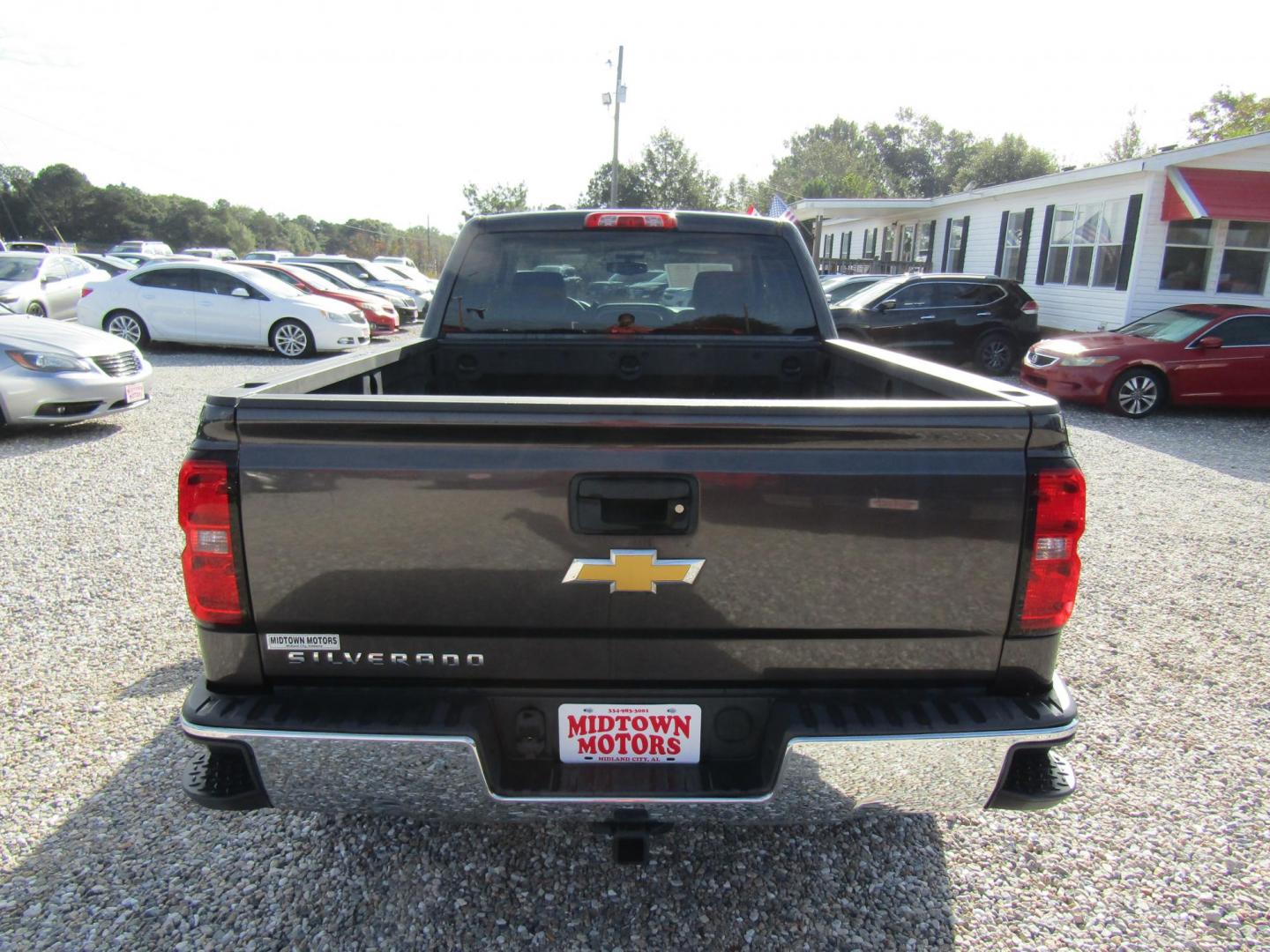 2014 Black Chevrolet Silverado 1500 Work Truck 1WT Double Cab 4WD (1GCVKPEH2EZ) with an 4.3L V6 OHV 12V engine, Automatic transmission, located at 15016 S Hwy 231, Midland City, AL, 36350, (334) 983-3001, 31.306210, -85.495277 - Photo#6