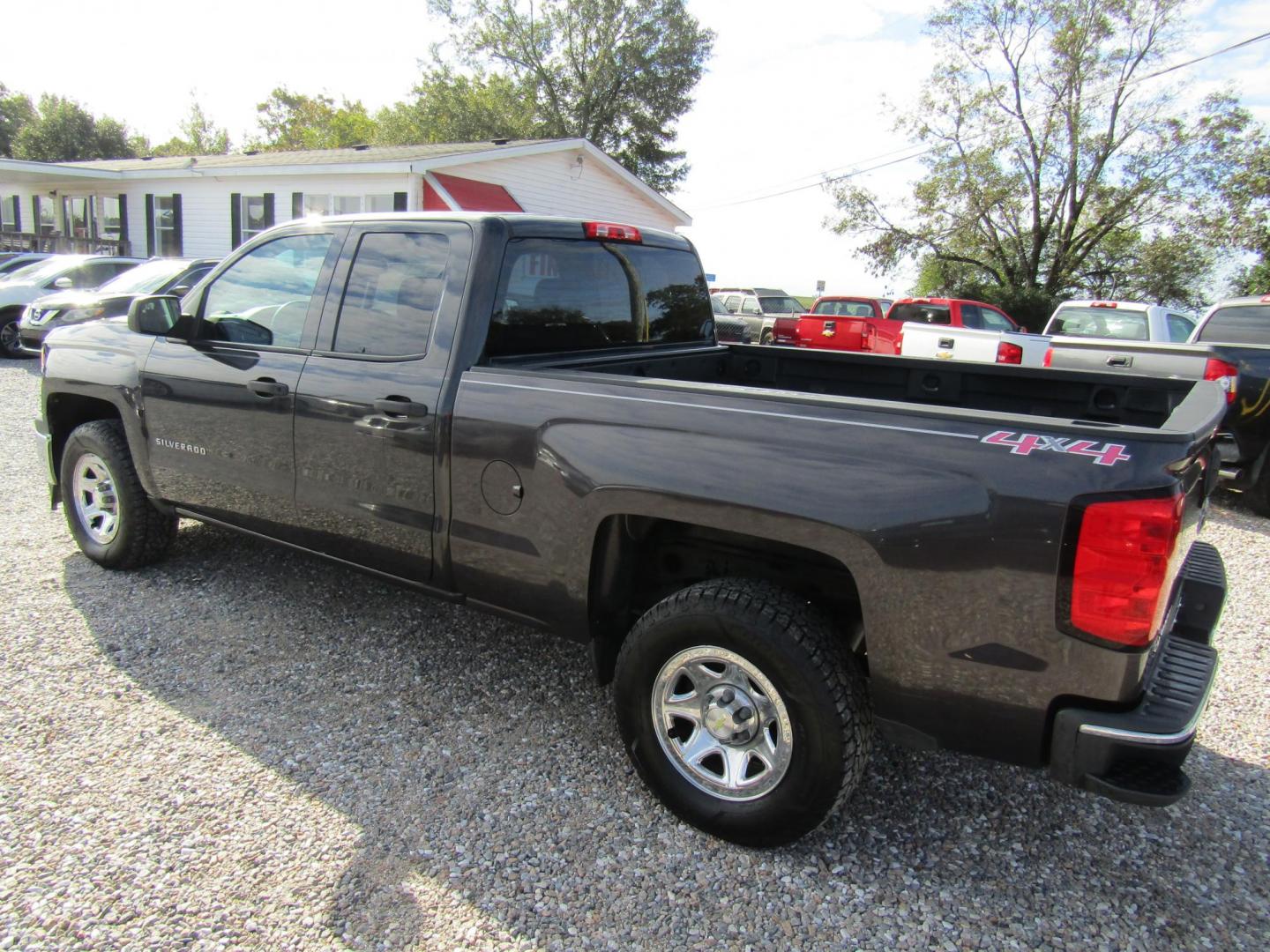 2014 Black Chevrolet Silverado 1500 Work Truck 1WT Double Cab 4WD (1GCVKPEH2EZ) with an 4.3L V6 OHV 12V engine, Automatic transmission, located at 15016 S Hwy 231, Midland City, AL, 36350, (334) 983-3001, 31.306210, -85.495277 - Photo#7