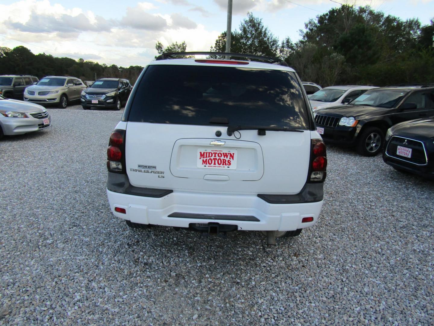 2007 White Chevrolet TrailBlazer LS1 2WD (1GNDS13SX72) with an 4.2L L6 DOHC 24V engine, Automatic transmission, located at 15016 S Hwy 231, Midland City, AL, 36350, (334) 983-3001, 31.306210, -85.495277 - Photo#6