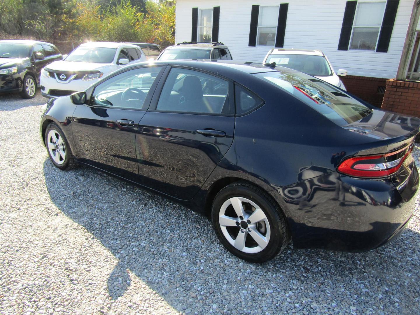 2015 Blue Dodge Dart SXT (1C3CDFBB5FD) with an 2.4L L4 DOHC 16V engine, Automatic transmission, located at 15016 S Hwy 231, Midland City, AL, 36350, (334) 983-3001, 31.306210, -85.495277 - Photo#5