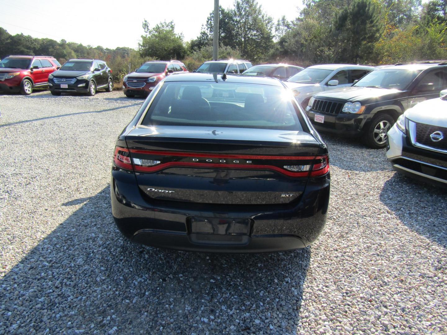 2015 Blue Dodge Dart SXT (1C3CDFBB5FD) with an 2.4L L4 DOHC 16V engine, Automatic transmission, located at 15016 S Hwy 231, Midland City, AL, 36350, (334) 983-3001, 31.306210, -85.495277 - Photo#6