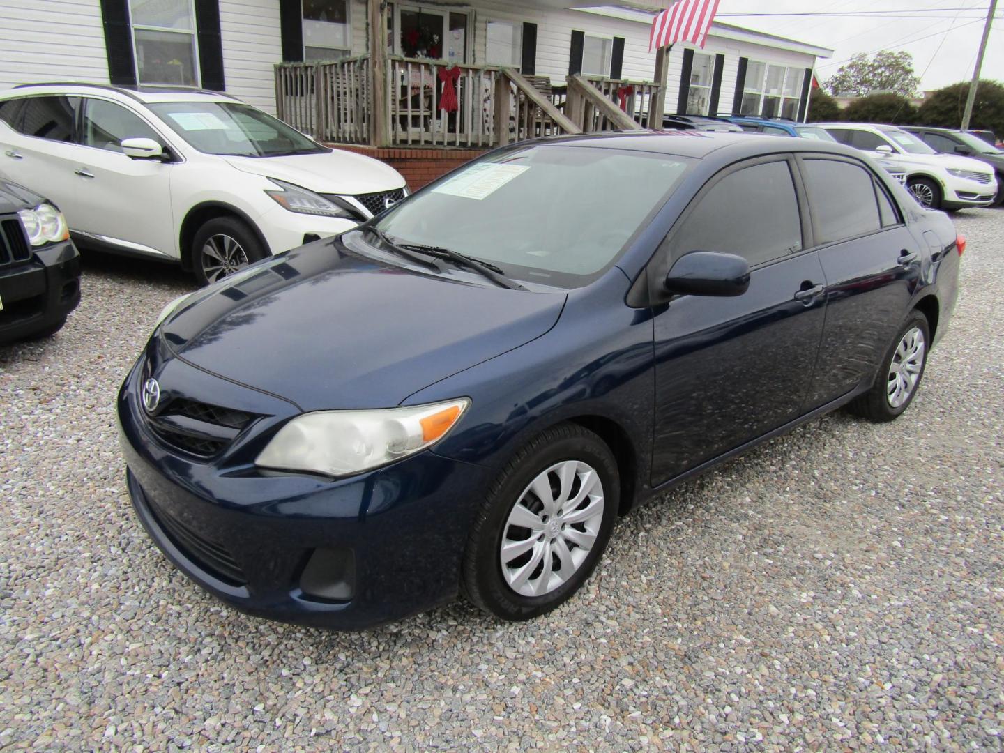 2012 Blue Toyota Corolla LE 4-Speed AT (5YFBU4EE2CP) with an 1.8L L4 DOHC 16V engine, Automatic transmission, located at 15016 S Hwy 231, Midland City, AL, 36350, (334) 983-3001, 31.306210, -85.495277 - Photo#2