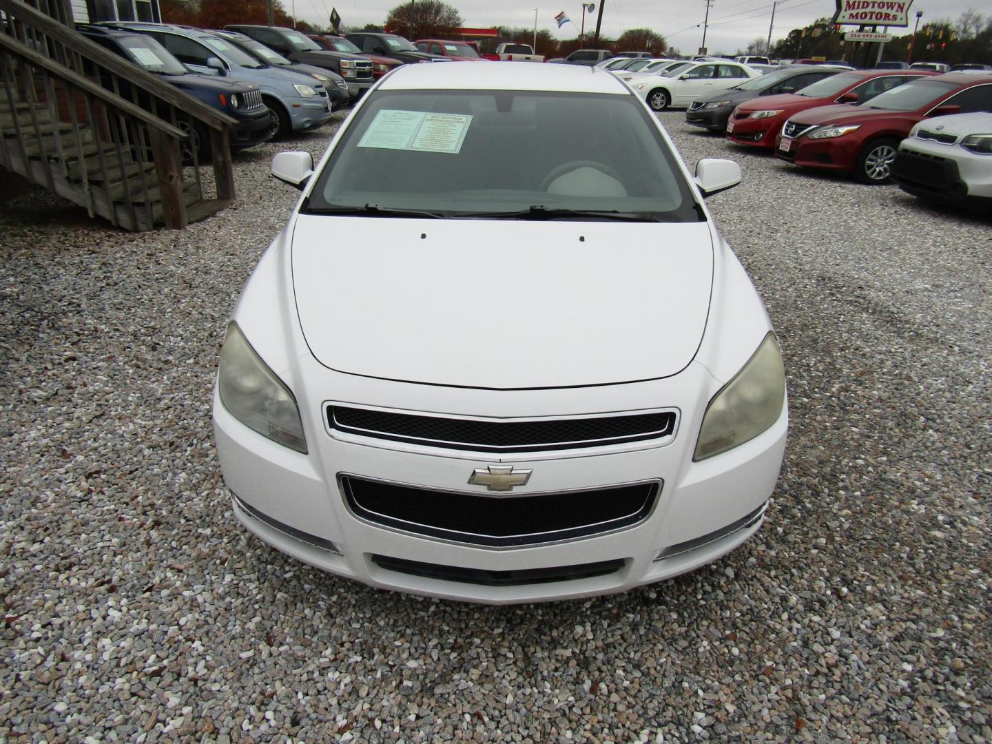 2011 White Chevrolet Malibu 1LT (1G1ZC5EU8BF) with an 2.4L L4 DOHC 16V FFV engine, Automatic transmission, located at 15016 S Hwy 231, Midland City, AL, 36350, (334) 983-3001, 31.306210, -85.495277 - Photo#1