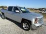 2015 Silver /Gray Chevrolet Silverado 1500 LT Crew Cab 4WD (3GCUKREC5FG) with an 5.3L V8 OHV 16V engine, Automatic transmission, located at 15016 S Hwy 231, Midland City, AL, 36350, (334) 983-3001, 31.306210, -85.495277 - Photo#0