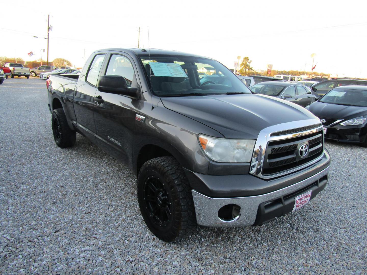 2013 Gray Toyota Tundra Tundra-Grade 5.7L FFV Double Cab 4WD (5TFUW5F16DX) with an 5.7L V8 DOHC 32V FFV engine, Automatic transmission, located at 15016 S Hwy 231, Midland City, AL, 36350, (334) 983-3001, 31.306210, -85.495277 - Photo#0