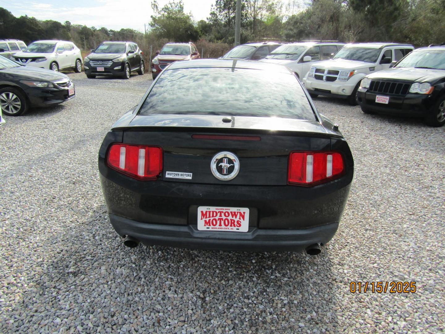 2011 Black Ford Mustang V6 Coupe (1ZVBP8AM5B5) with an 3.7L V6 DOHC 24V engine, Automatic transmission, located at 15016 S Hwy 231, Midland City, AL, 36350, (334) 983-3001, 31.306210, -85.495277 - Photo#5