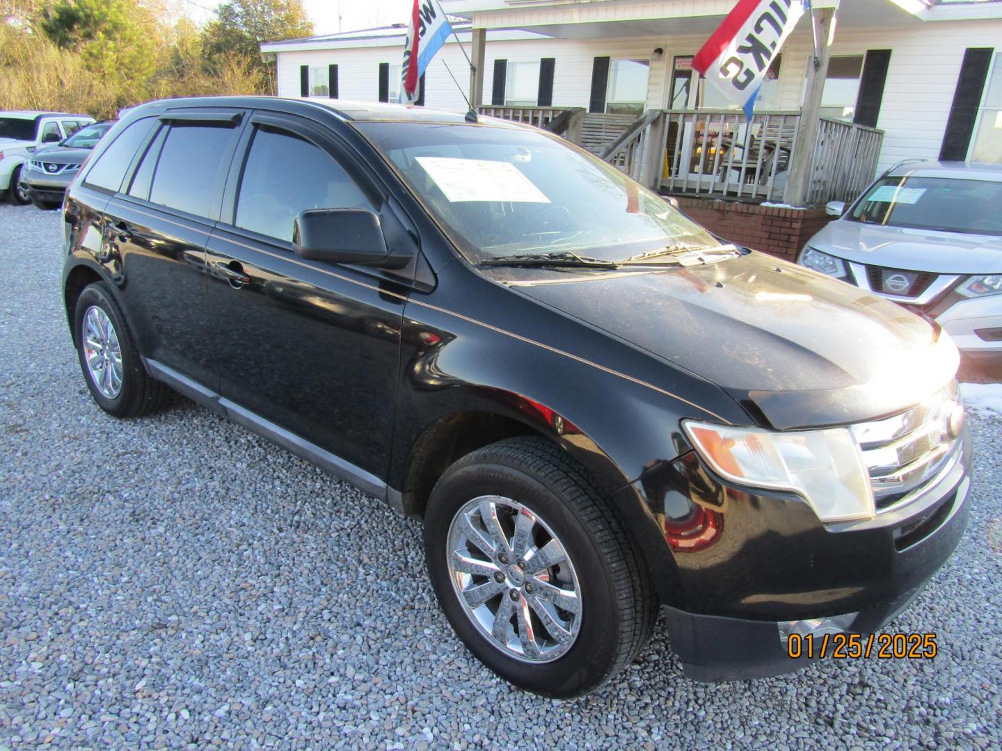 2010 Black Ford Edge SEL FWD (2FMDK3JC9AB) with an 3.5L V6 DOHC 24V engine, Automatic transmission, located at 15016 S Hwy 231, Midland City, AL, 36350, (334) 983-3001, 31.306210, -85.495277 - Photo#0