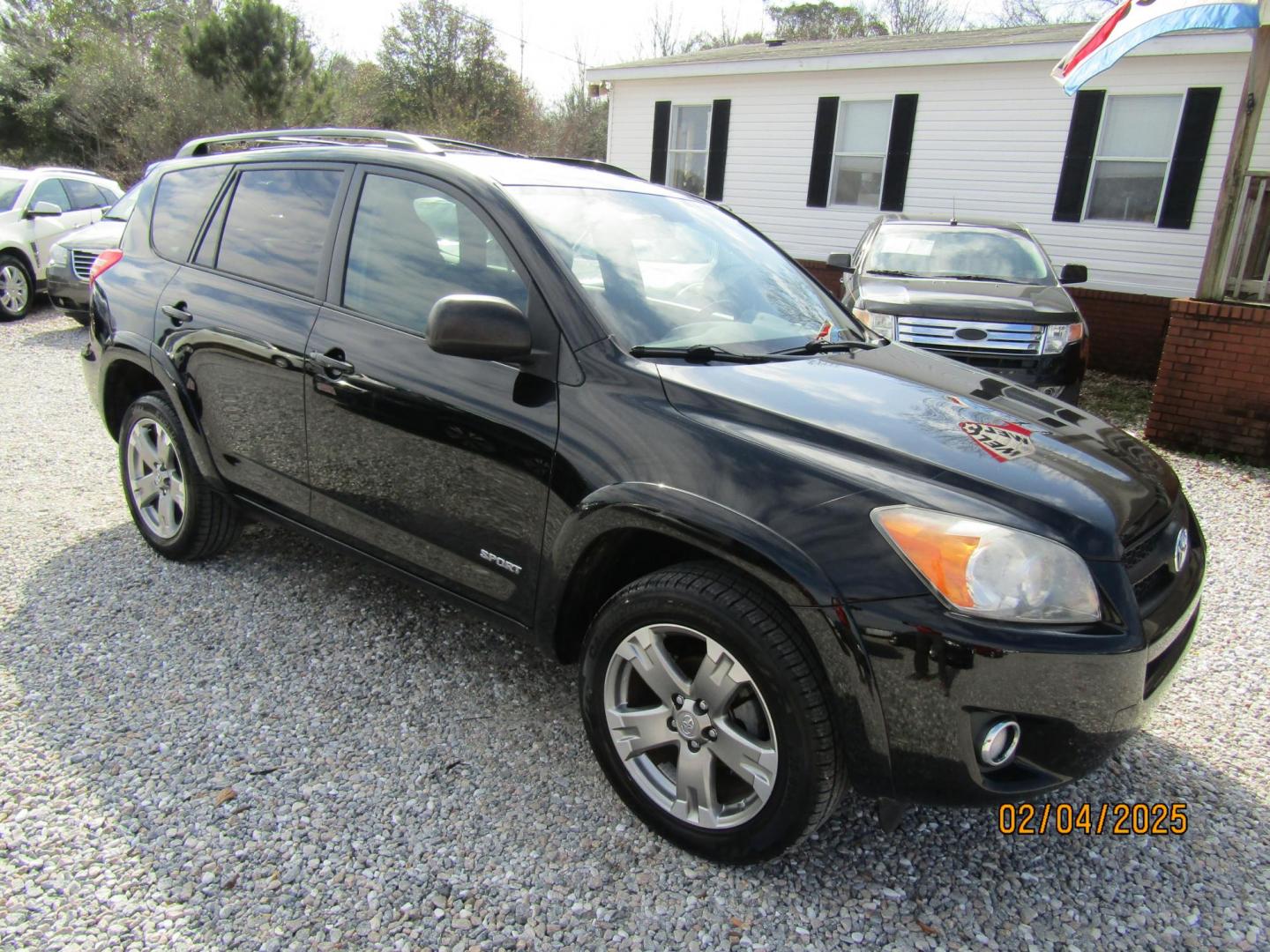 2011 Black Toyota RAV4 Sport I4 2WD (2T3WF4DV2BW) with an 2.4L L4 DOHC 16V engine, Automatic transmission, located at 15016 S Hwy 231, Midland City, AL, 36350, (334) 983-3001, 31.306210, -85.495277 - Photo#0