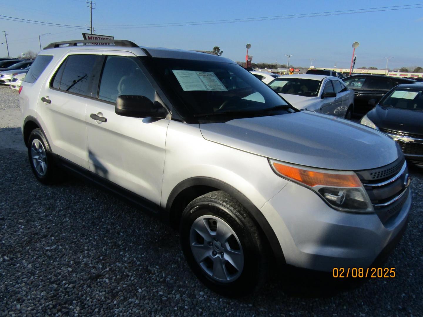 2012 Silver Ford Explorer Base FWD (1FMHK7B83CG) with an 3.5L V6 DOHC 24V engine, Automatic transmission, located at 15016 S Hwy 231, Midland City, AL, 36350, (334) 983-3001, 31.306210, -85.495277 - Photo#0