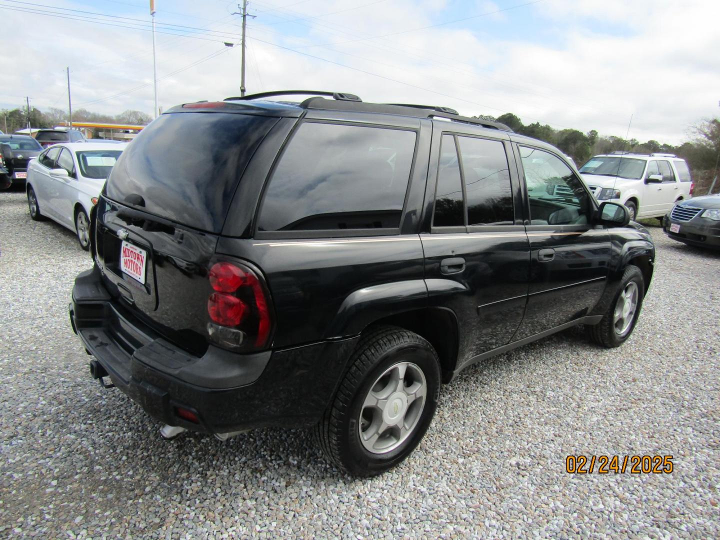 2008 Black Chevrolet TrailBlazer LT1 2WD (1GNDS13S882) with an 4.2L L6 DOHC 24V engine, Automatic transmission, located at 15016 S Hwy 231, Midland City, AL, 36350, (334) 983-3001, 31.306210, -85.495277 - Photo#7