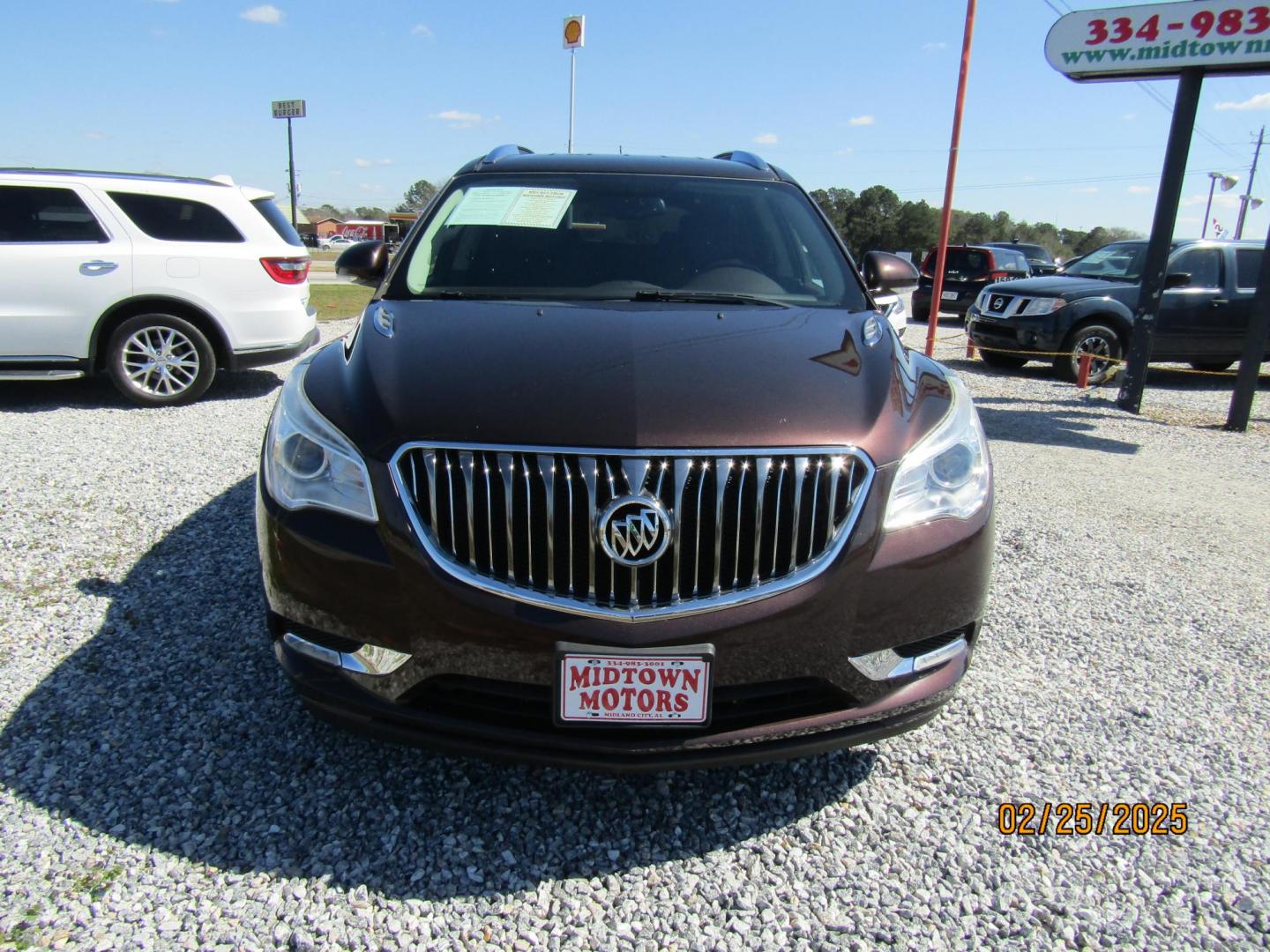 2015 Brown Buick Enclave Leather FWD (5GAKRBKD3FJ) with an 3.6L V6 DOHC 24V engine, Automatic transmission, located at 15016 S Hwy 231, Midland City, AL, 36350, (334) 983-3001, 31.306210, -85.495277 - Photo#3